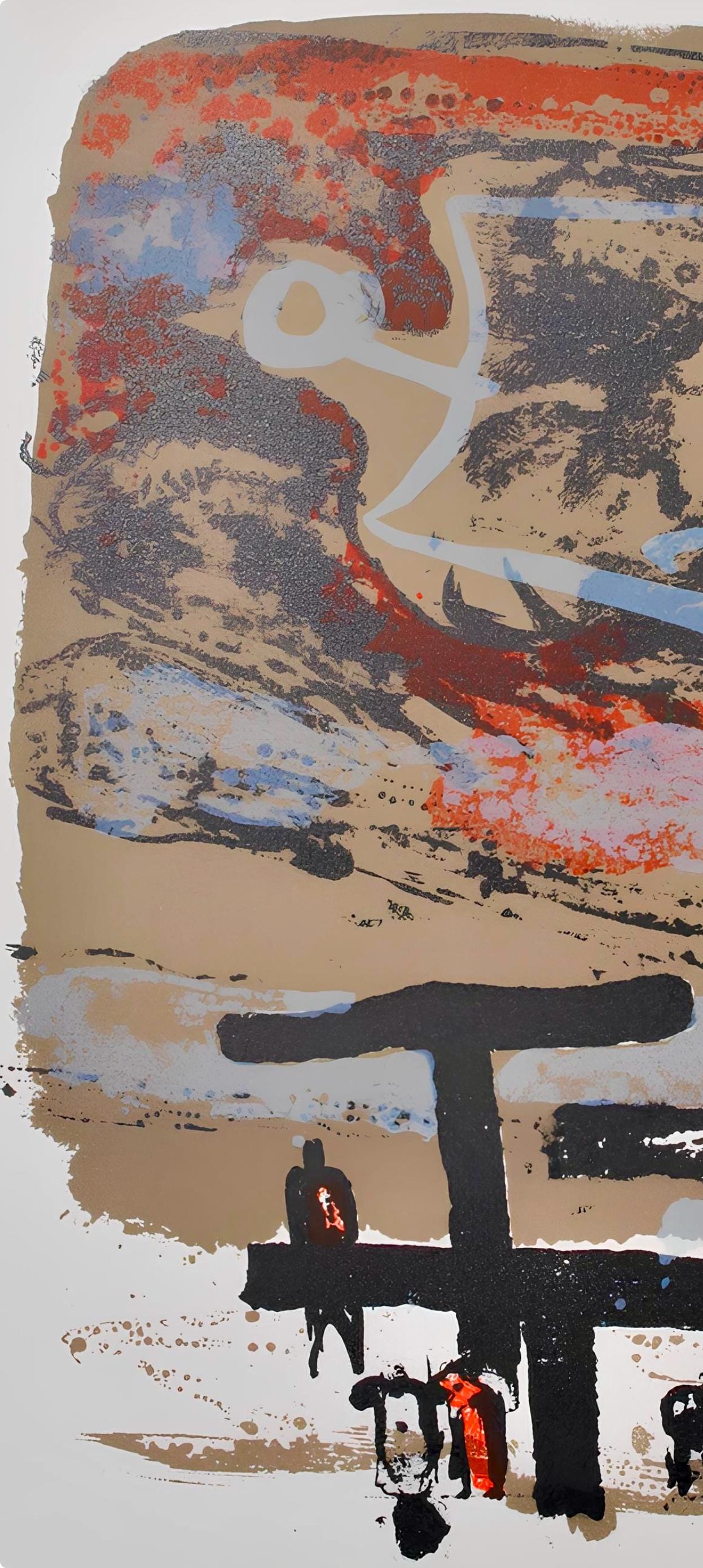 Paul Guiramand, Composition, Œuvres complètes d'Albert Camus, Limited Edition Lithograph