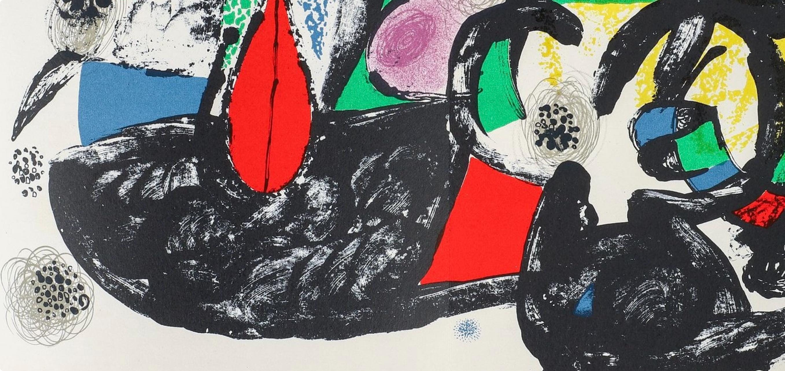 Joan Miró, Composition, XXe siècle, Limited Edition Lithograph