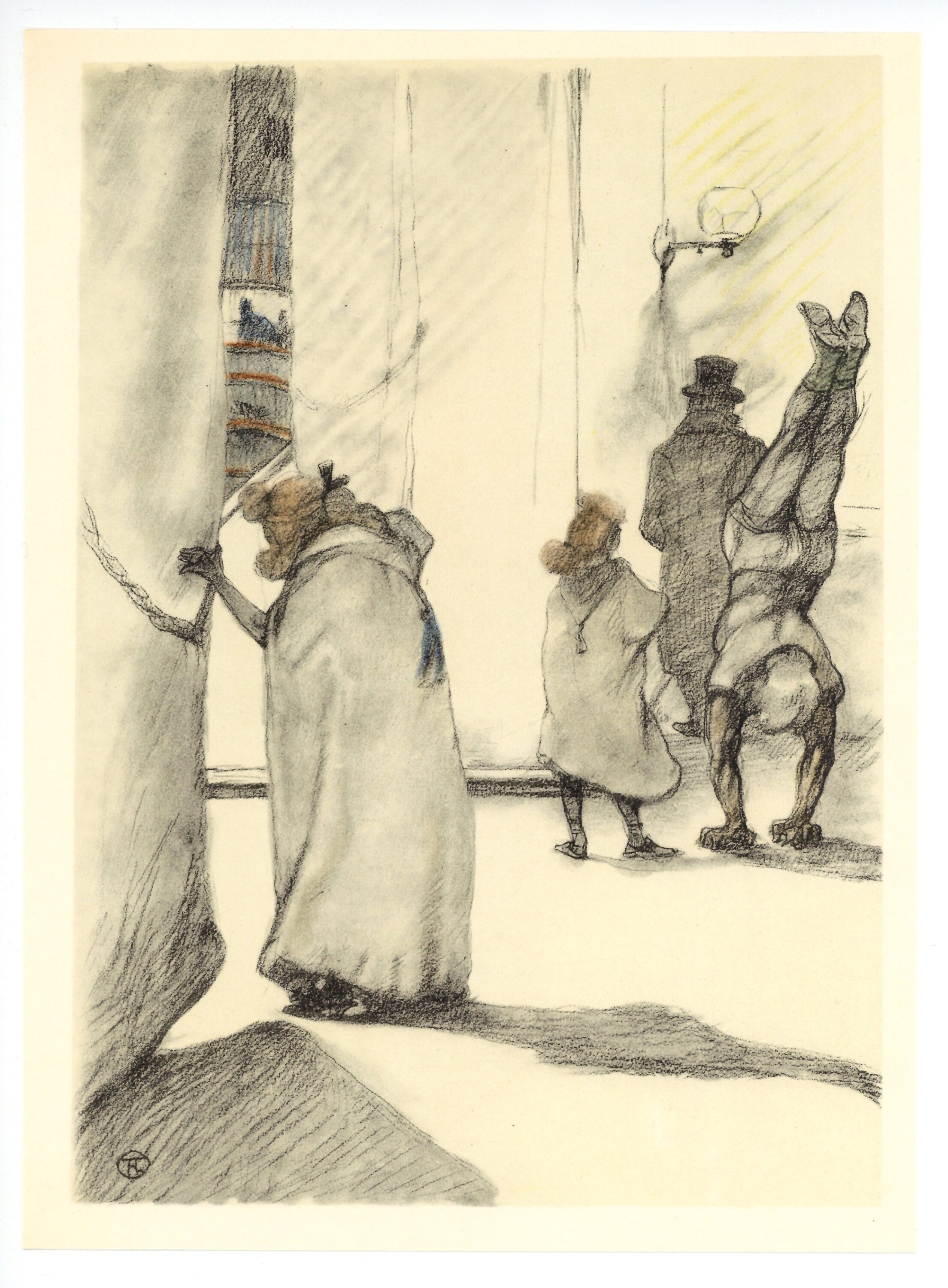 Henri de Toulouse-Lautrec, Dans les coulisses, The Circus by Toulouse-Lautrec, Limited Edition Lithograph