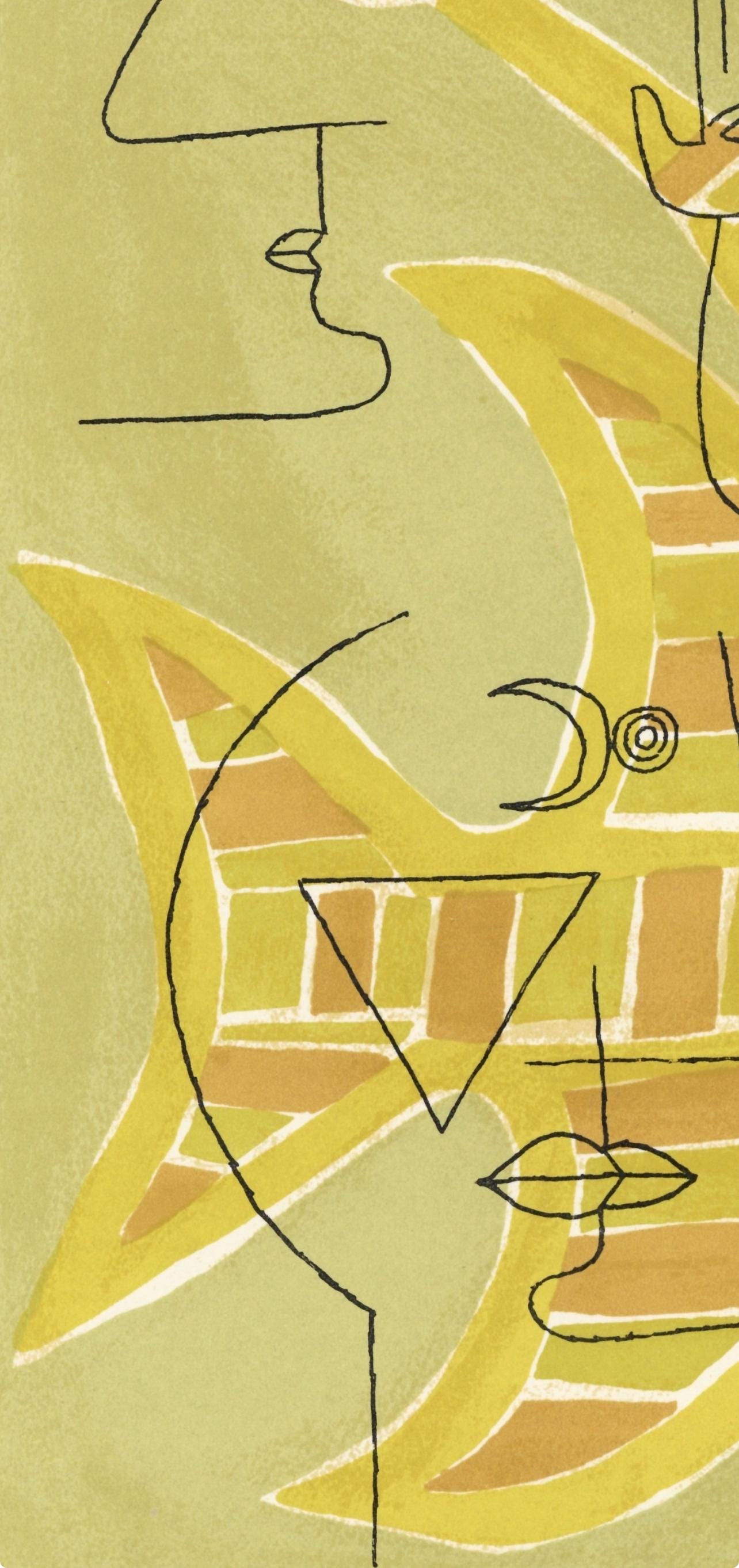 Victor Brauner, Composition, XXe siècle, Limited Edition Lithograph