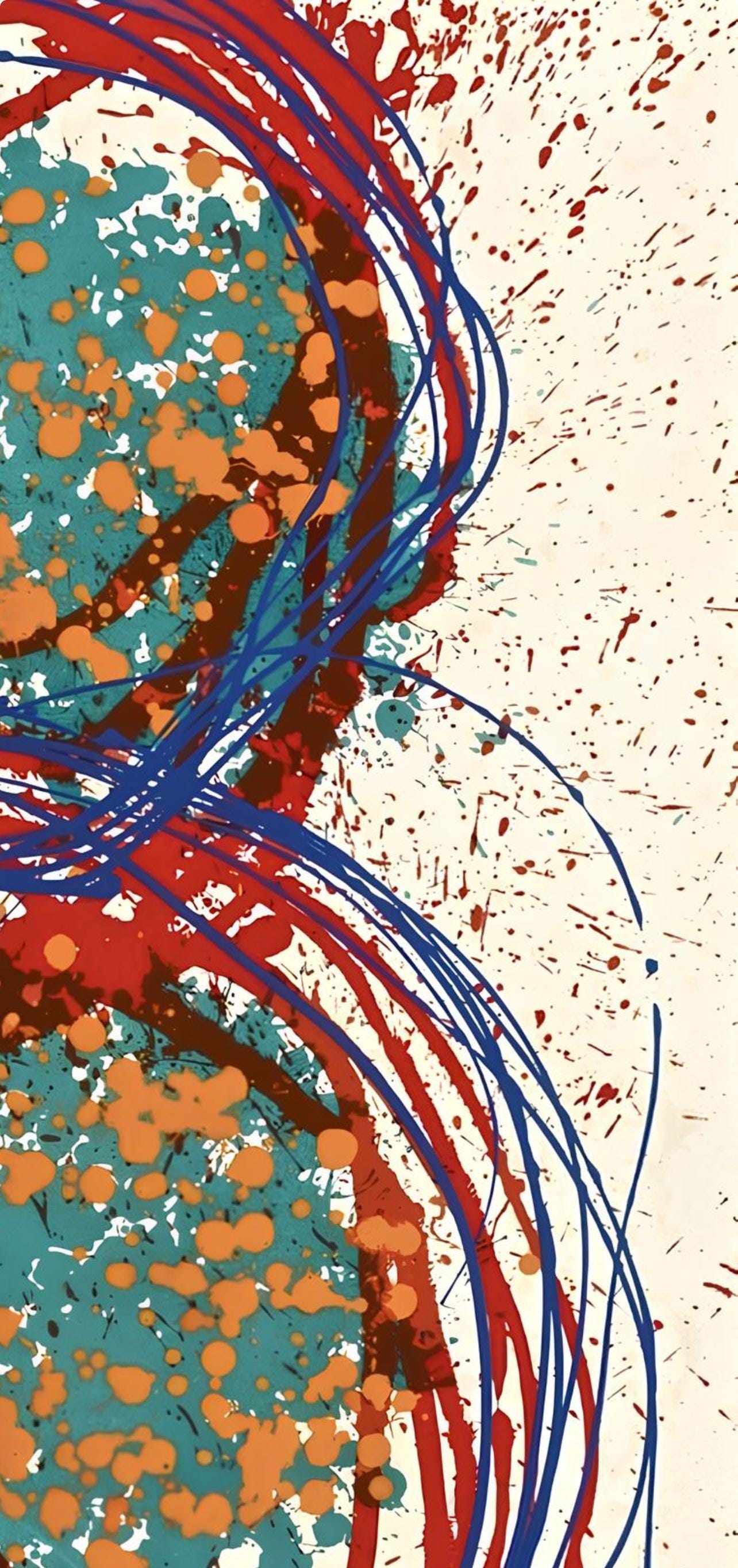 Dale Chihuly, Composition, Float Series, Limited Edition Mixed Media Lithograph
