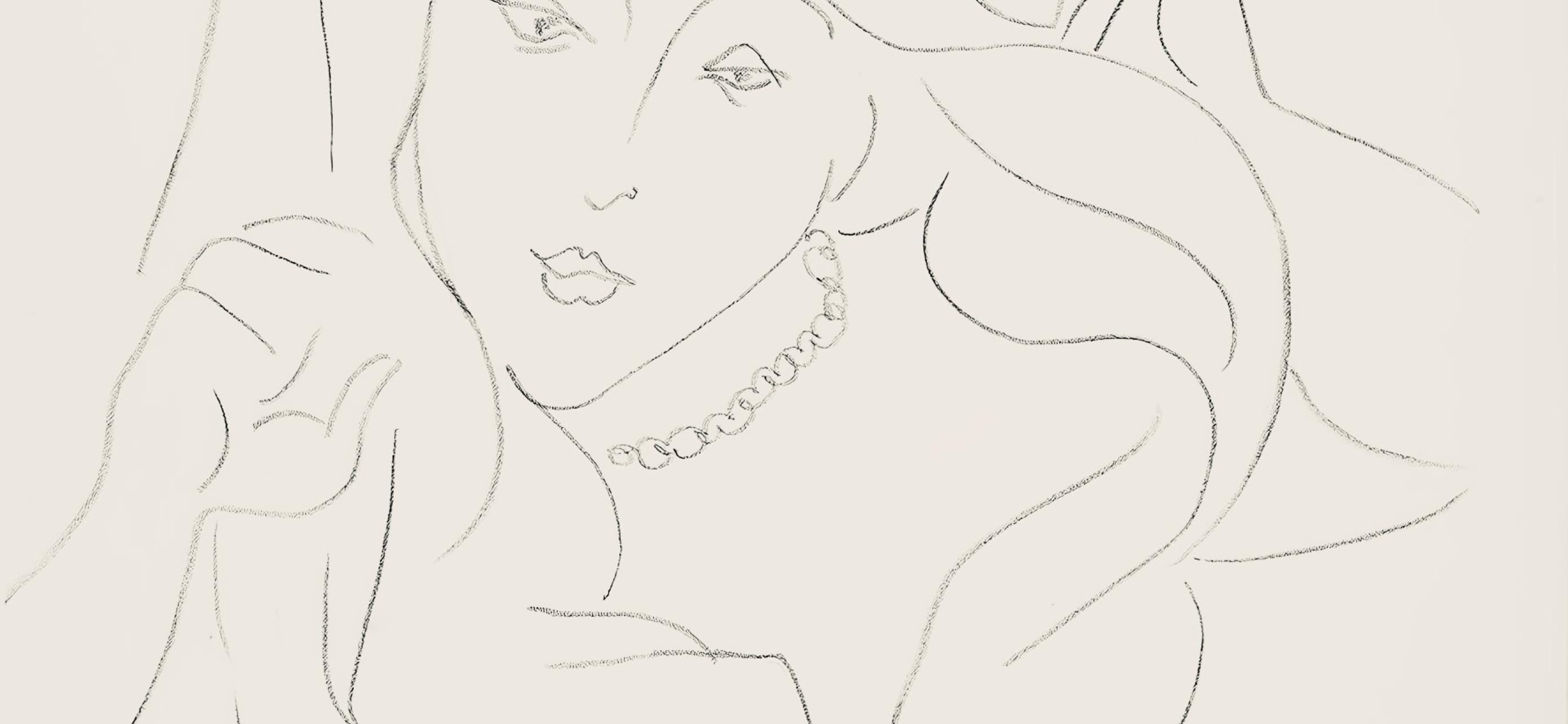 Henri Matisse, Série L, var. 13 (Duthuit 9), Henri Matisse, Dessins, Thèmes et variations, Limited Edition Lithograph
