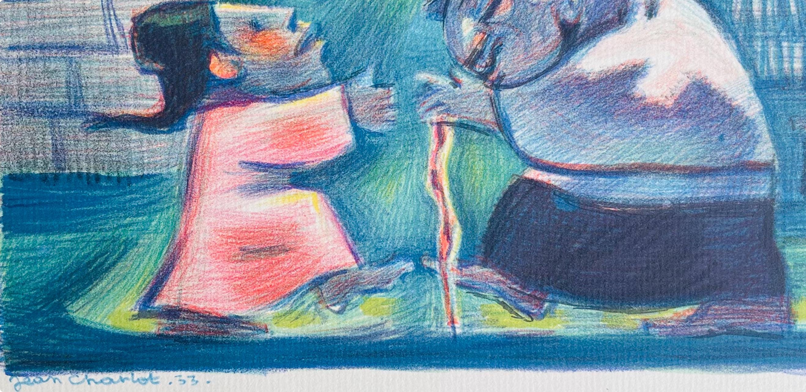 Jean Charlot, Composition, Limited Edition Lithograph