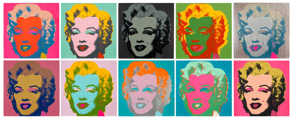 Andy Warhol, Marilyn Monroe, Suite of Ten, Official Edition, Sunday B. Morning, Silkscreens