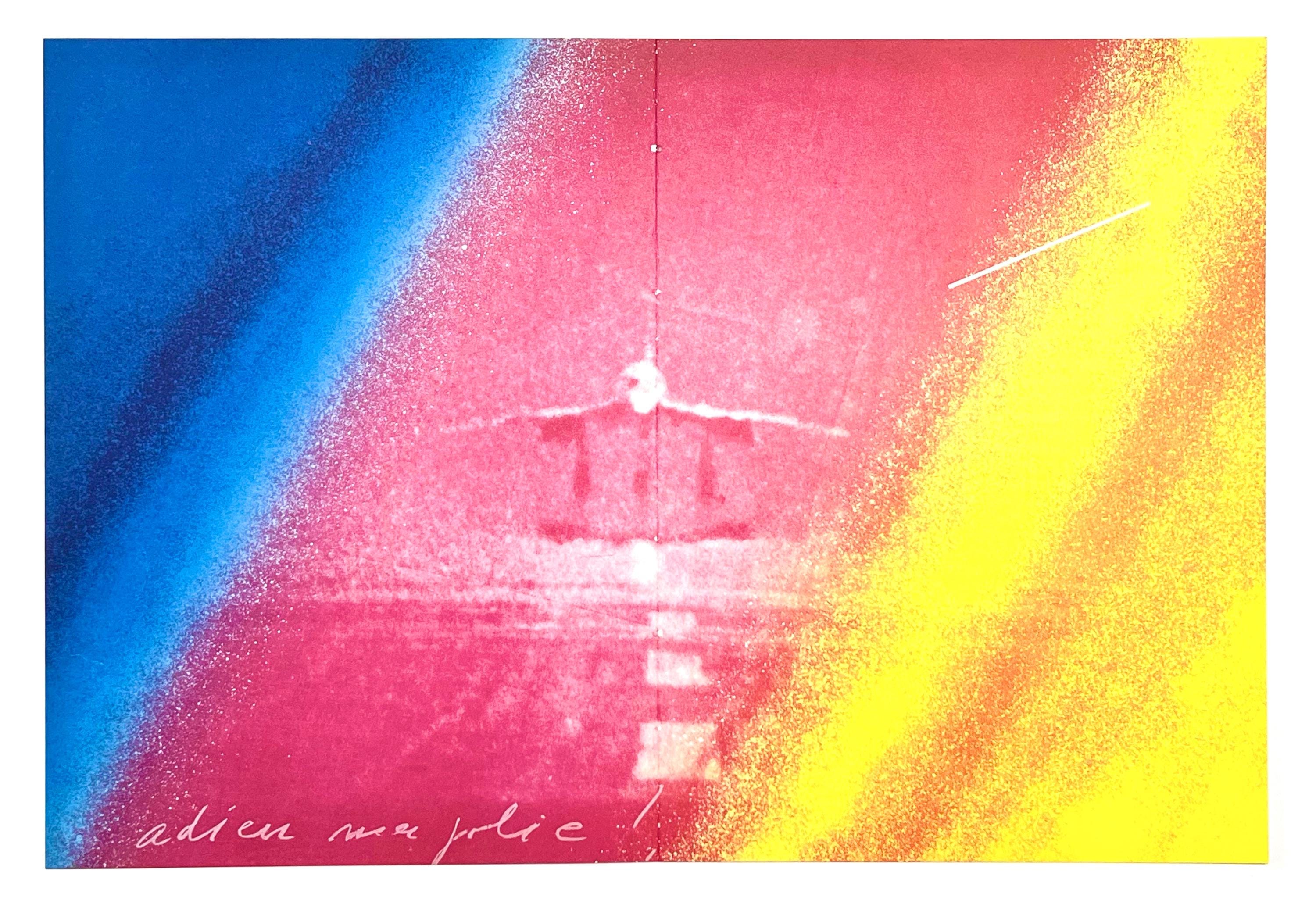 Jacques Monory, Composition, Hommage à Aimé et Marguerite Maeght, Derrière le miroir, Limited Edition Lithograph