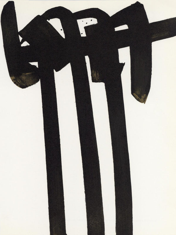 Pierre Soulages, Composition, XXe siècle, Limited Edition Lithograph