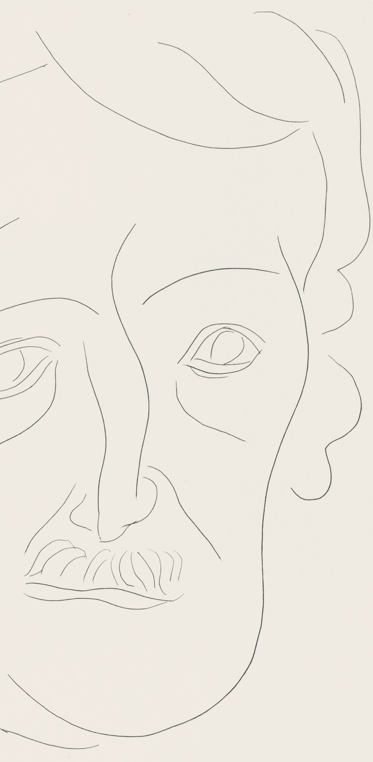 Henri Matisse, Portrait of E. Poe, Poésies, Limited Edition Lithograph