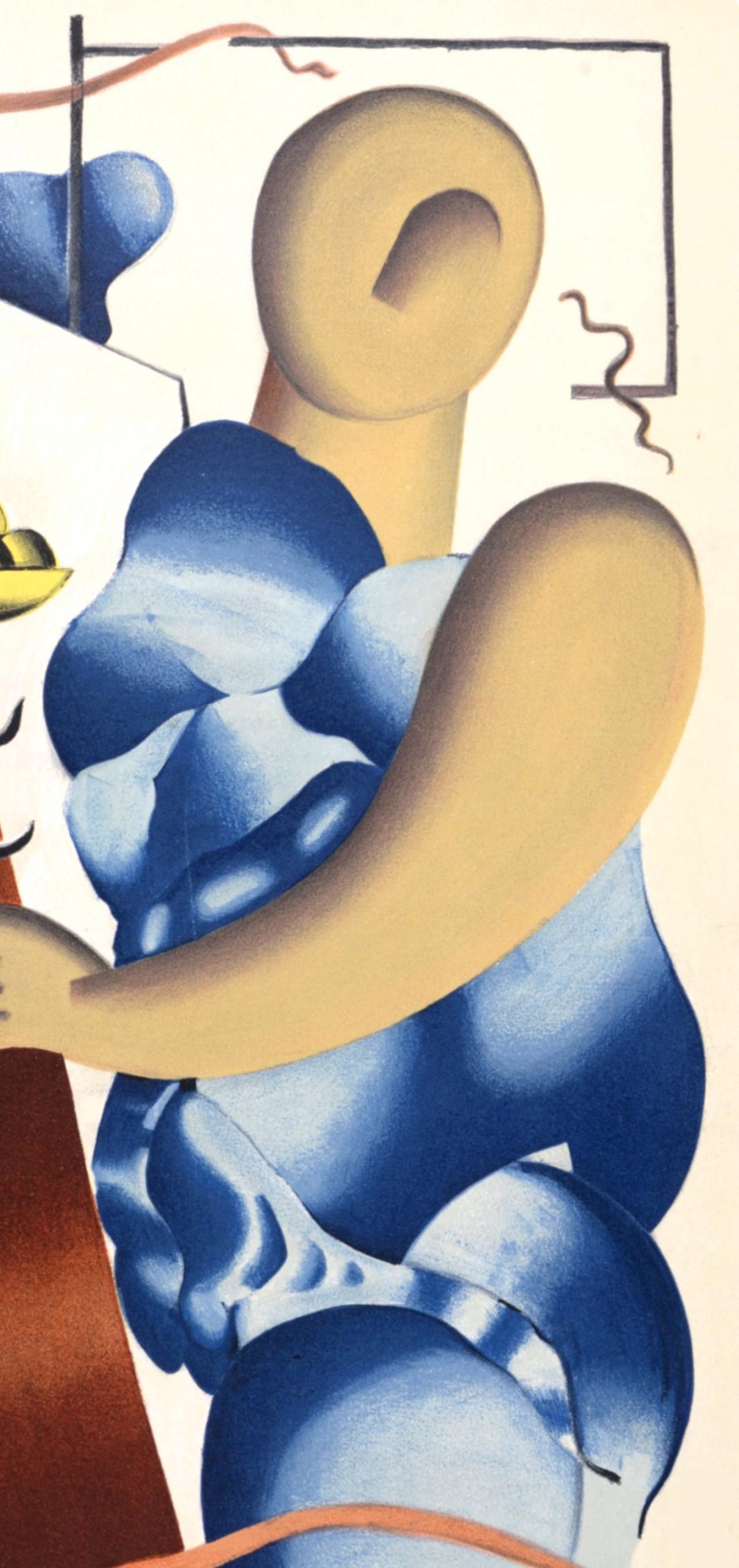 Fernand Léger, Composition, Derrière le miroir, Limited Edition Lithograph