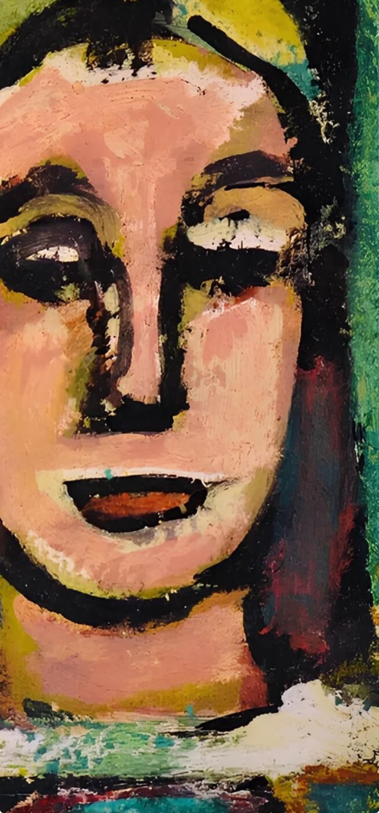 Georges Rouault, Composition, Visages, dix études de l'Atelier reproduites en fac-similés, Limited Edition Lithograph