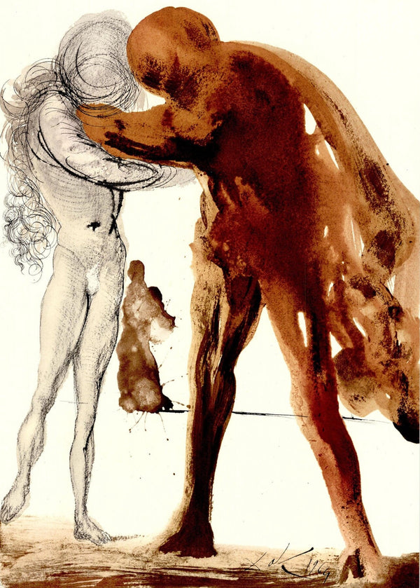 Salvador Dali, Composition (Michler/Löpsinger 1600; Field 69-3), Biblia Sacra, Limited Edition Lithograph