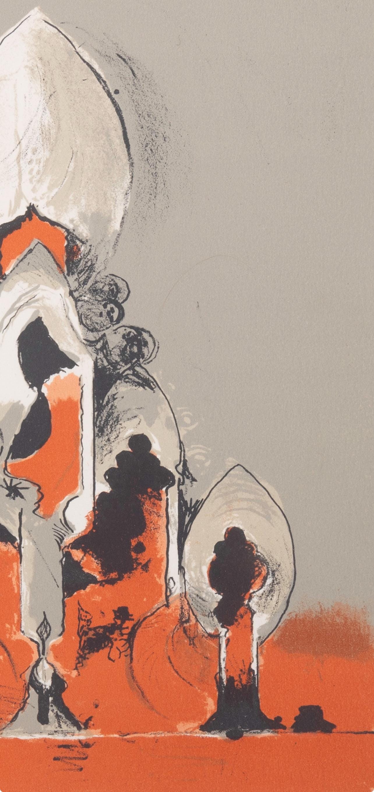 Graham Sutherland, Composition, San Lazzaro et ses Amis, XXe Siècle, Limited Edition Lithograph