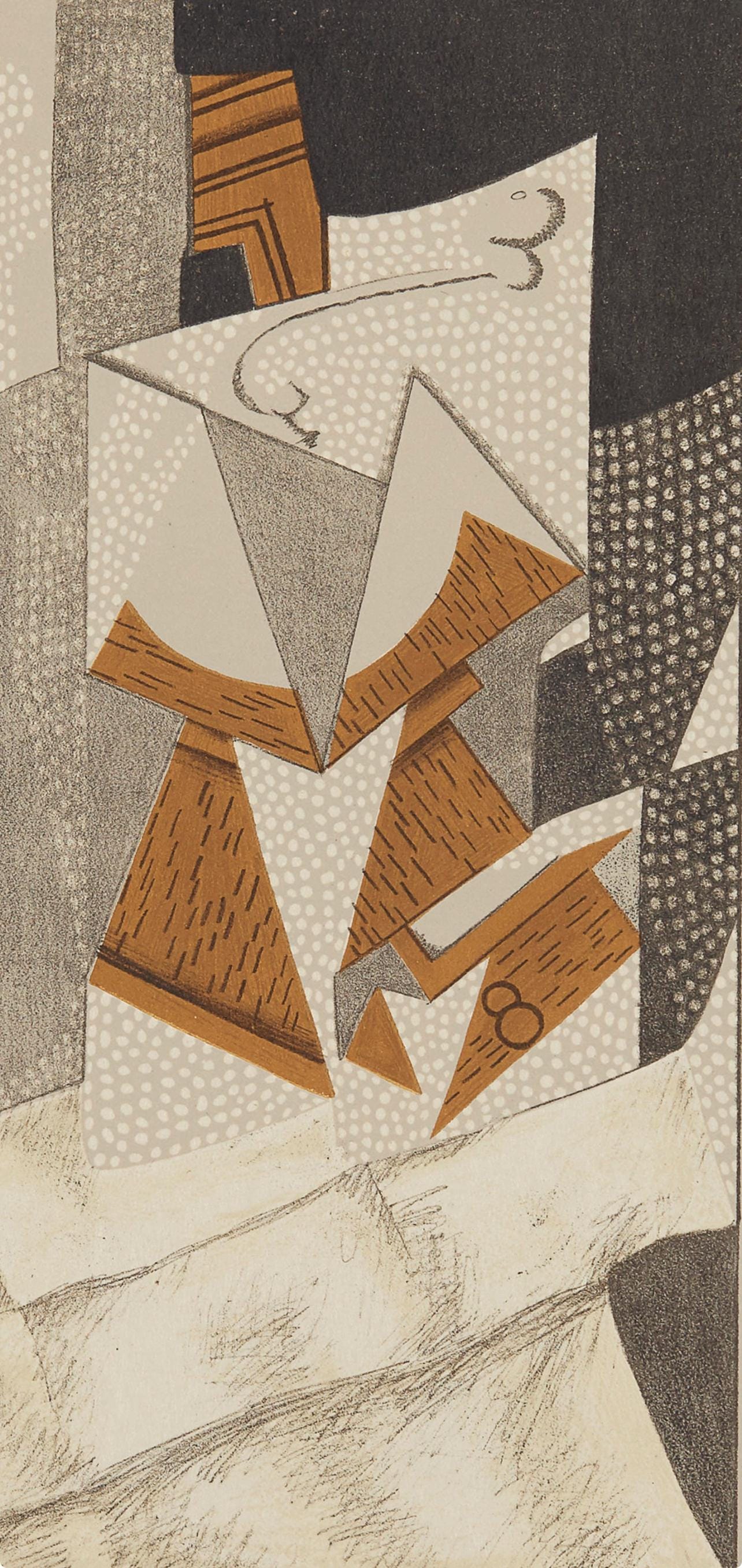 Juan Gris, Moulin à Cafe II (Kahnweiler 1969), Au Soleil du Plafond, Limited Edition Lithograph