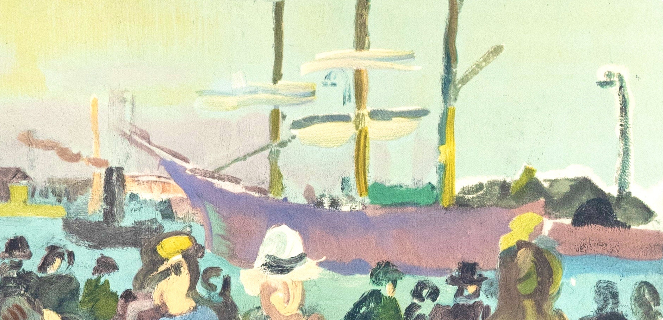 Raoul Dufy, Quai a Rouen, Raoul Dufy, Collection Pierre Lévy, Limited Edition Lithograph
