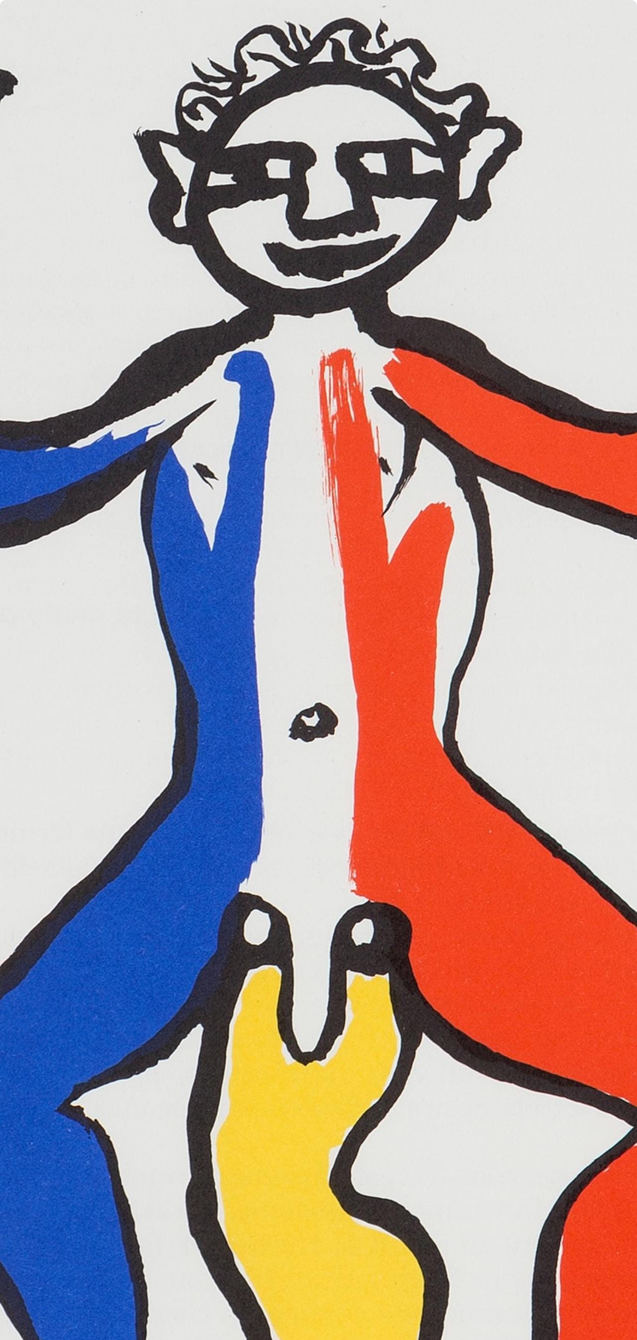 Alexander Calder, Composition, Derrière le miroir, Limited Edition Lithograph