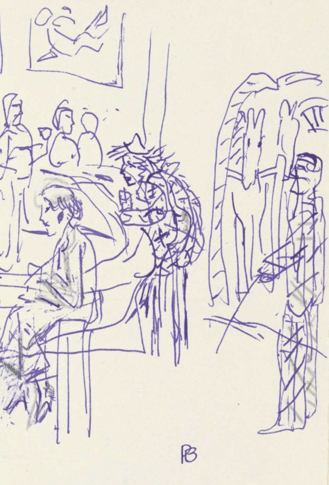 Pierre Bonnard, Composition (Terrasse 54), Pierre Bonnard Correspondences, Limited Edition Lithograph
