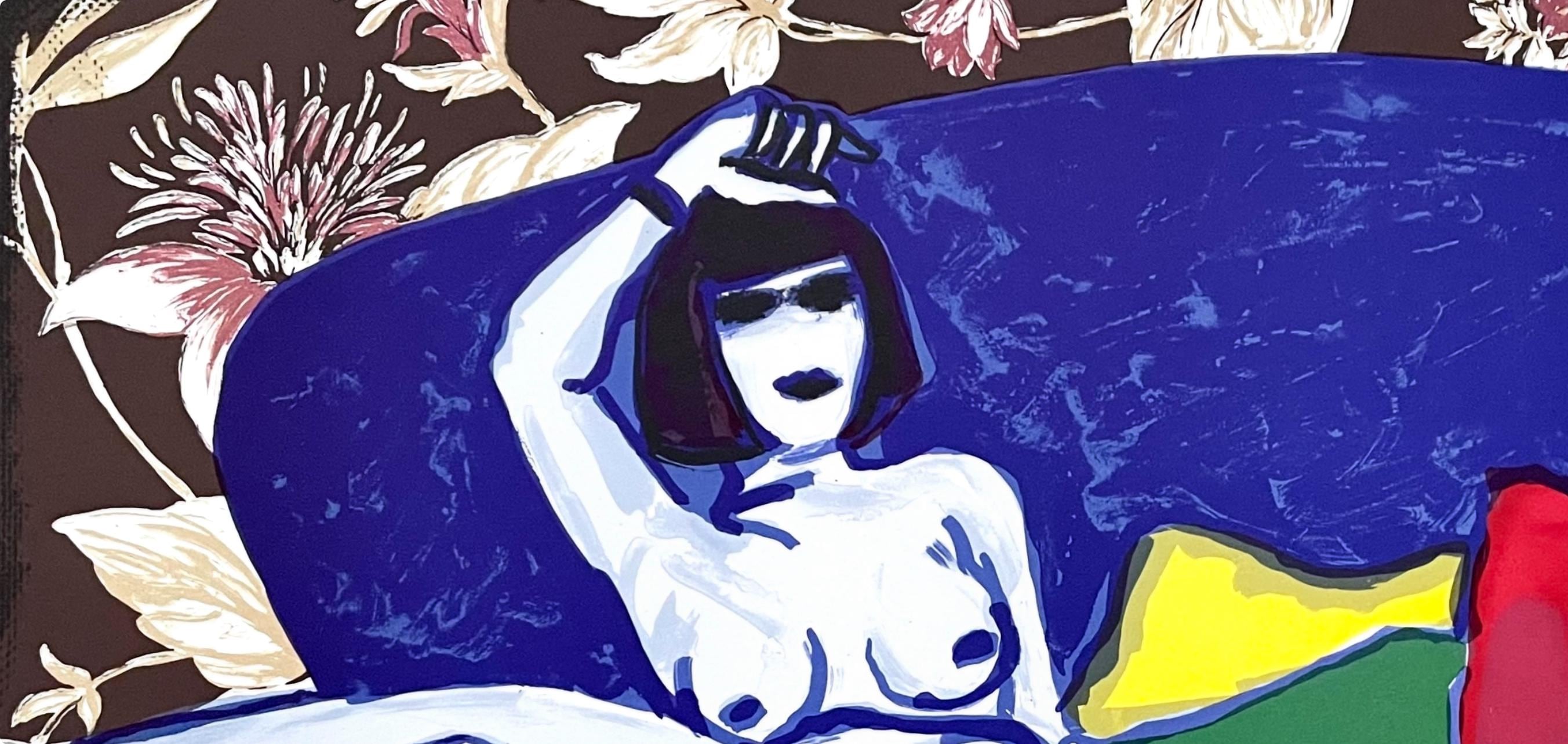 Guillaume Cornelis van Beverloo, Corneille, Complicite with Pussycat, Limited Edition Lithograph