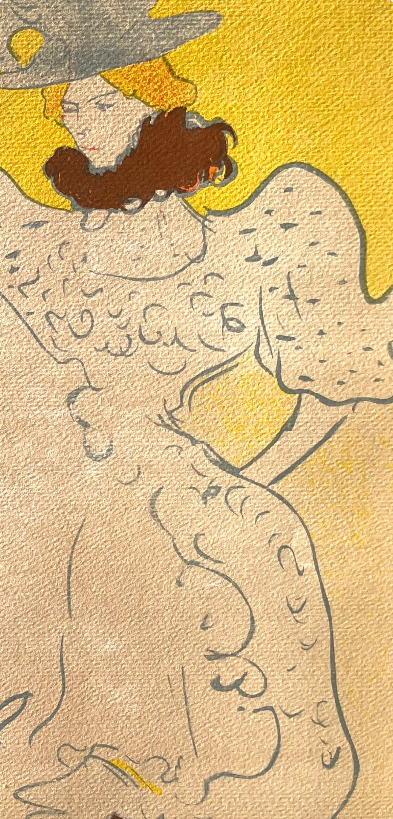 Henri de Toulouse-Lautrec, La Troupe de Mademoiselle Eglantine, TLautrec, Philadelphia Museum of Art, Limited Edition Lithograph