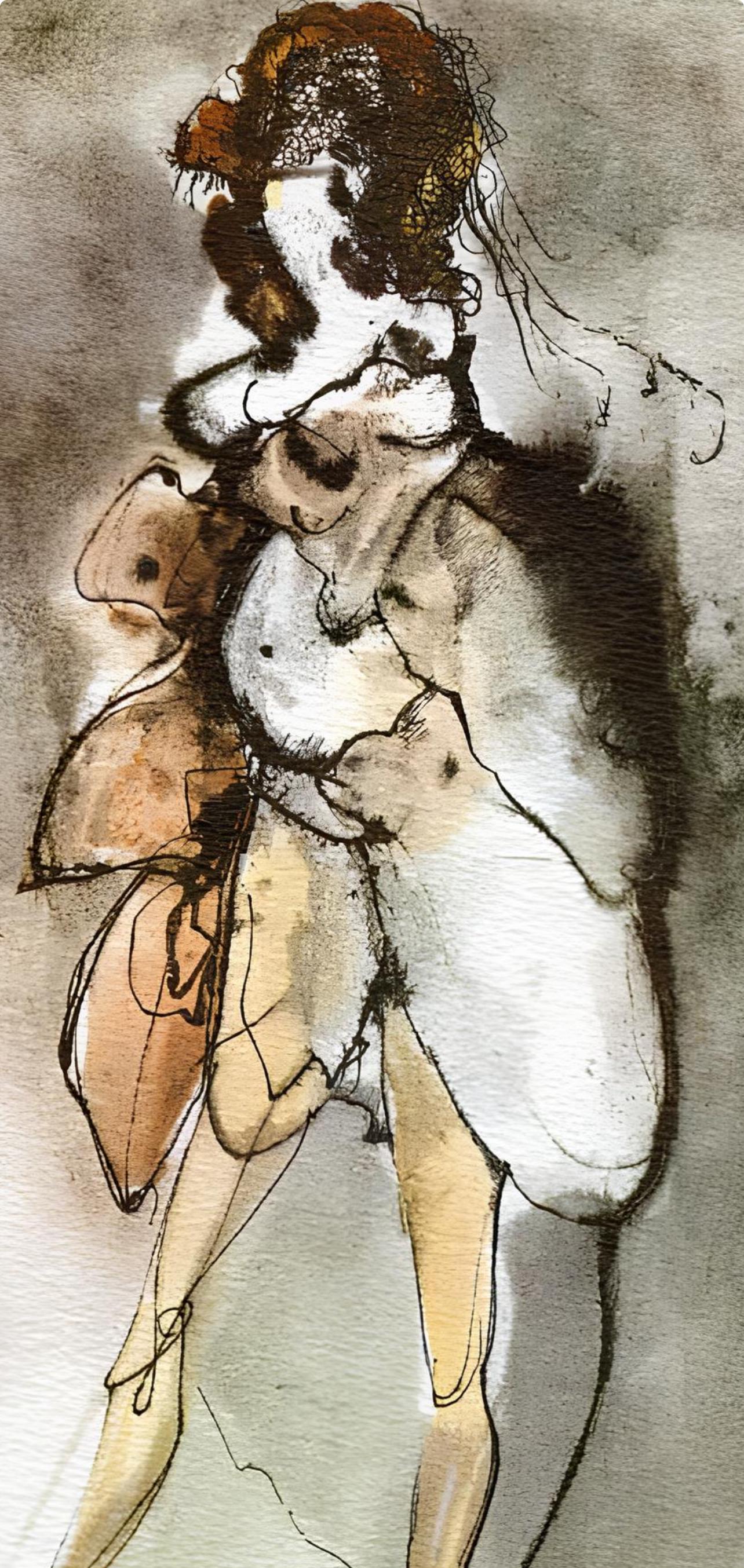 Léonor Fini, Composition, Histoire d'O, Limited Edition Lithograph