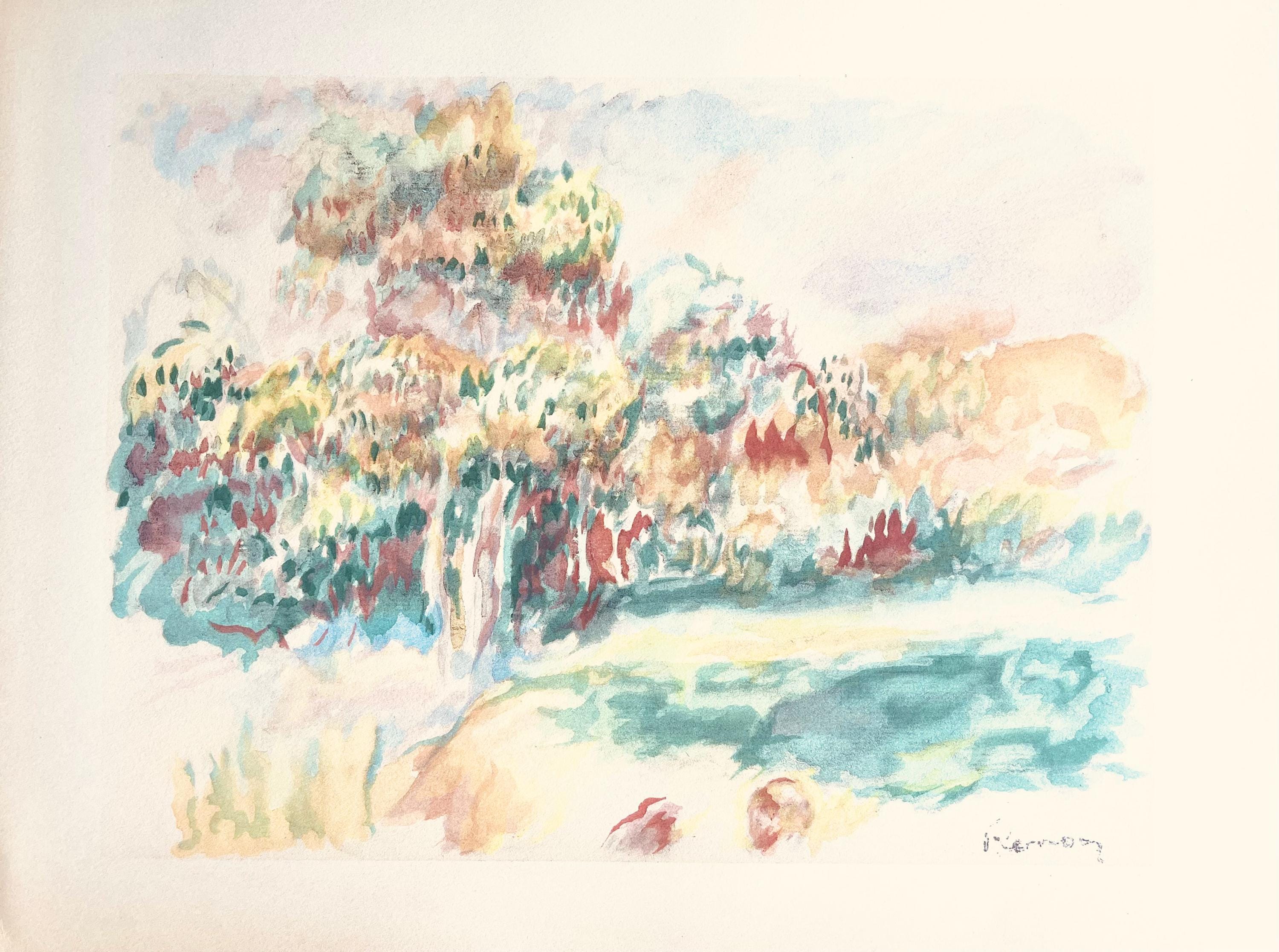 Pierre-Auguste Renoir, Composition, Seize Aquarelles et Sanguines de Renoir, Limited Edition Lithograph