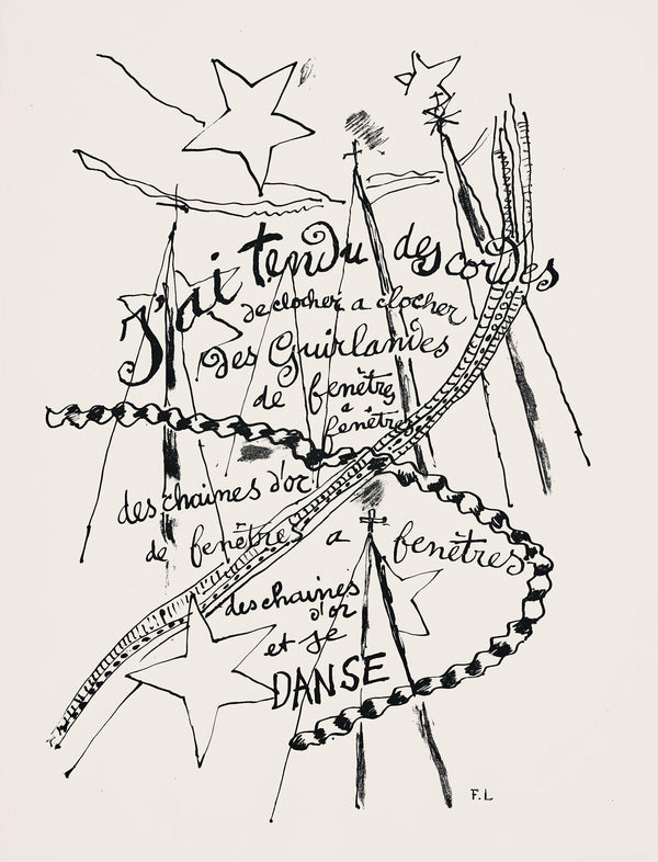 Fernand Léger, Composition (Saphire 24-38), Les Illuminations, Limited Edition Lithograph