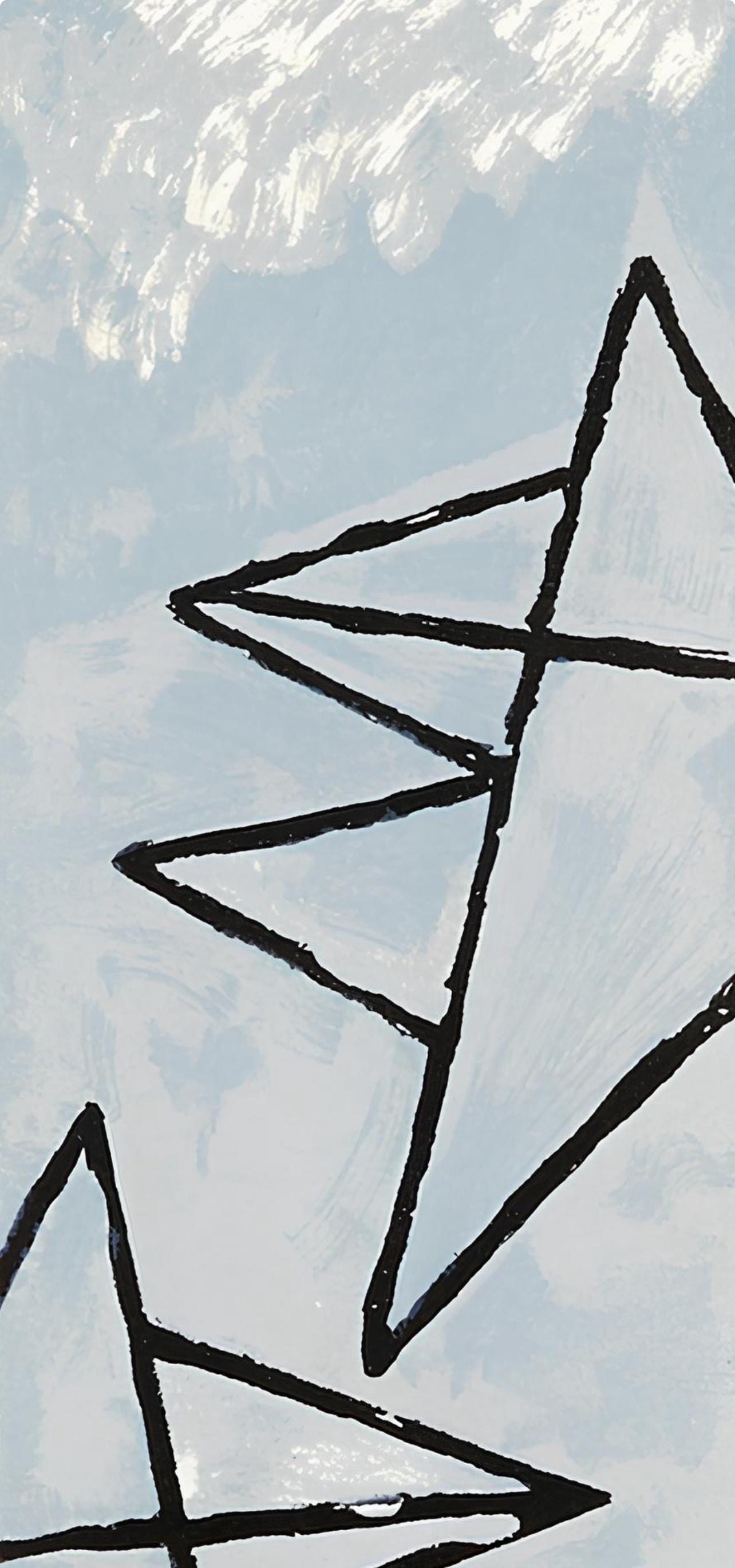 Georges Braque, Ciel gris I (Maeght 1032), Derrière le miroir, Limited Edition Lithograph