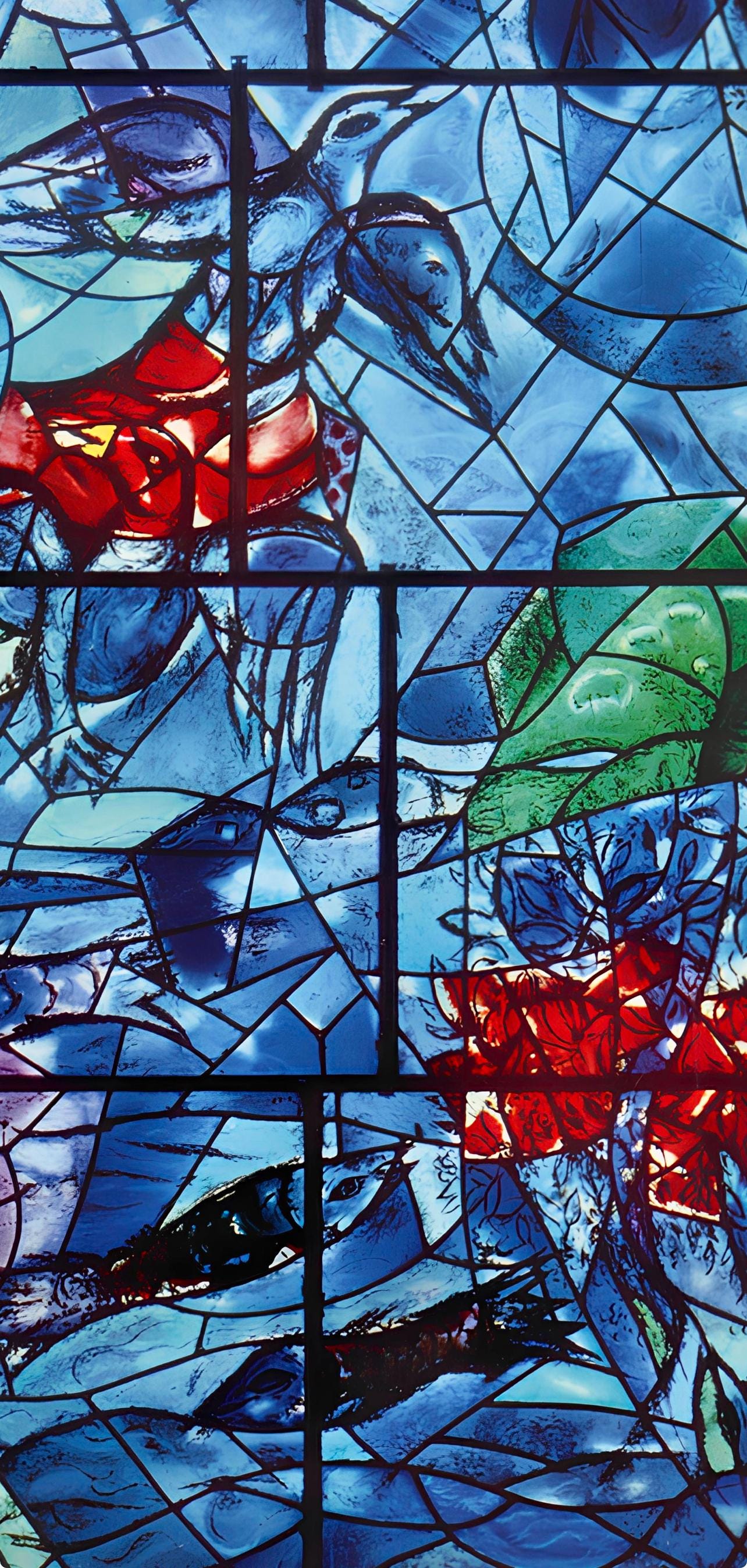 Marc Chagall, Tribe of Reuben, Jerusalem Windows, Limited Edition Lithograph