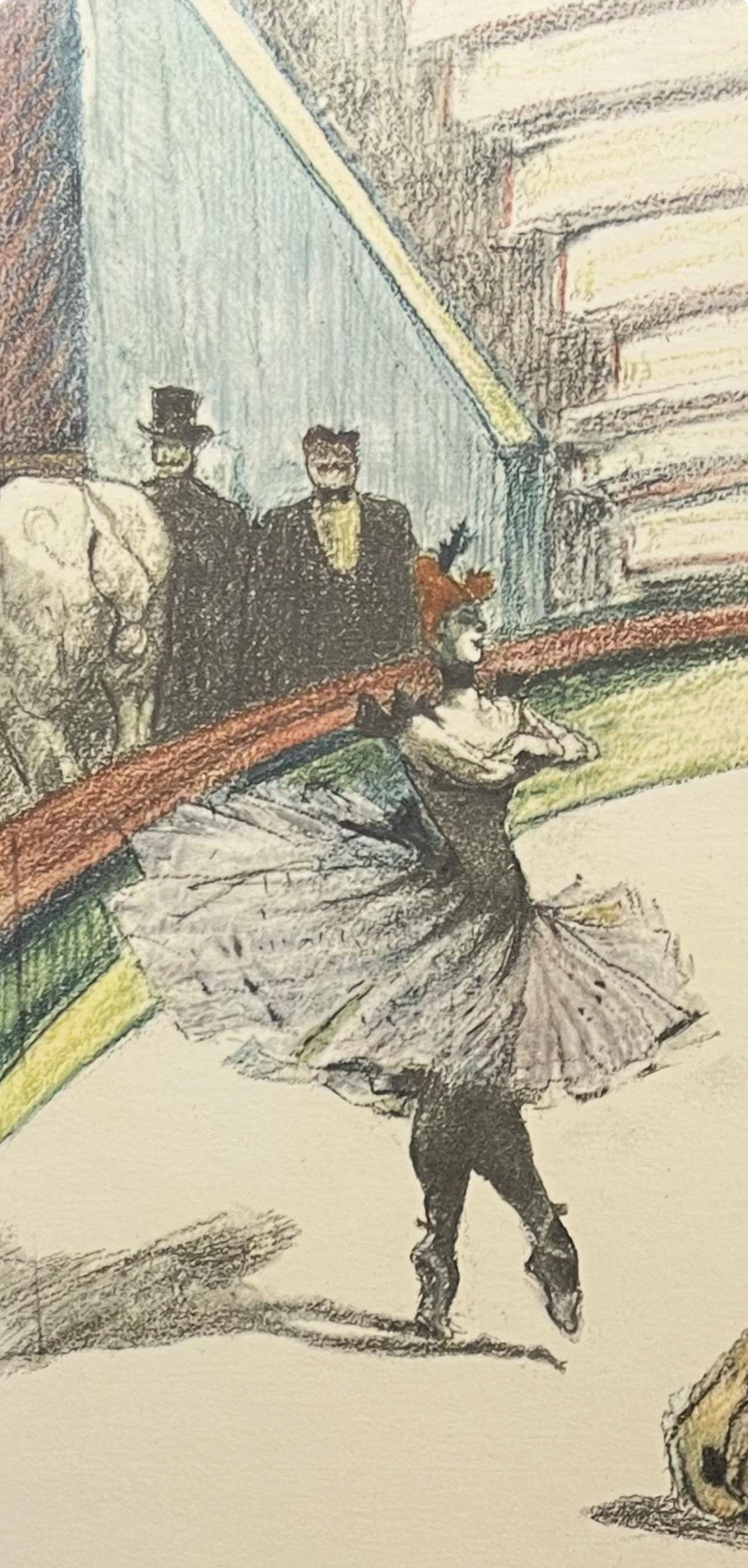 Henri de Toulouse-Lautrec, Curtain Call, Henri de Toulouse-Lautrec, At the Circus, Limited Edition Lithograph