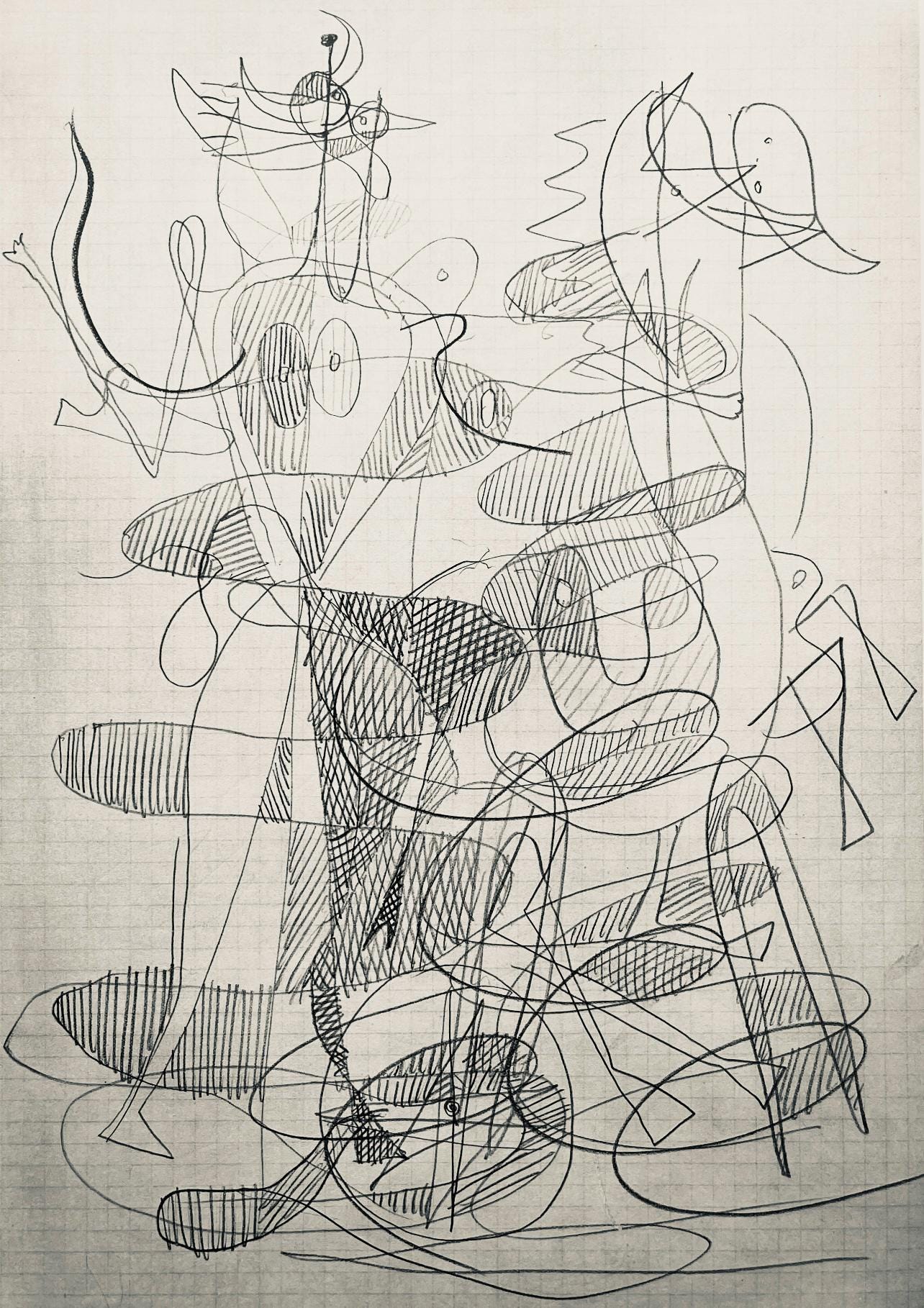 Georges Braque, Composition (Vallier 23), Hesiode, Théogonie, Derrière le miroir, Limited Edition Lithograph