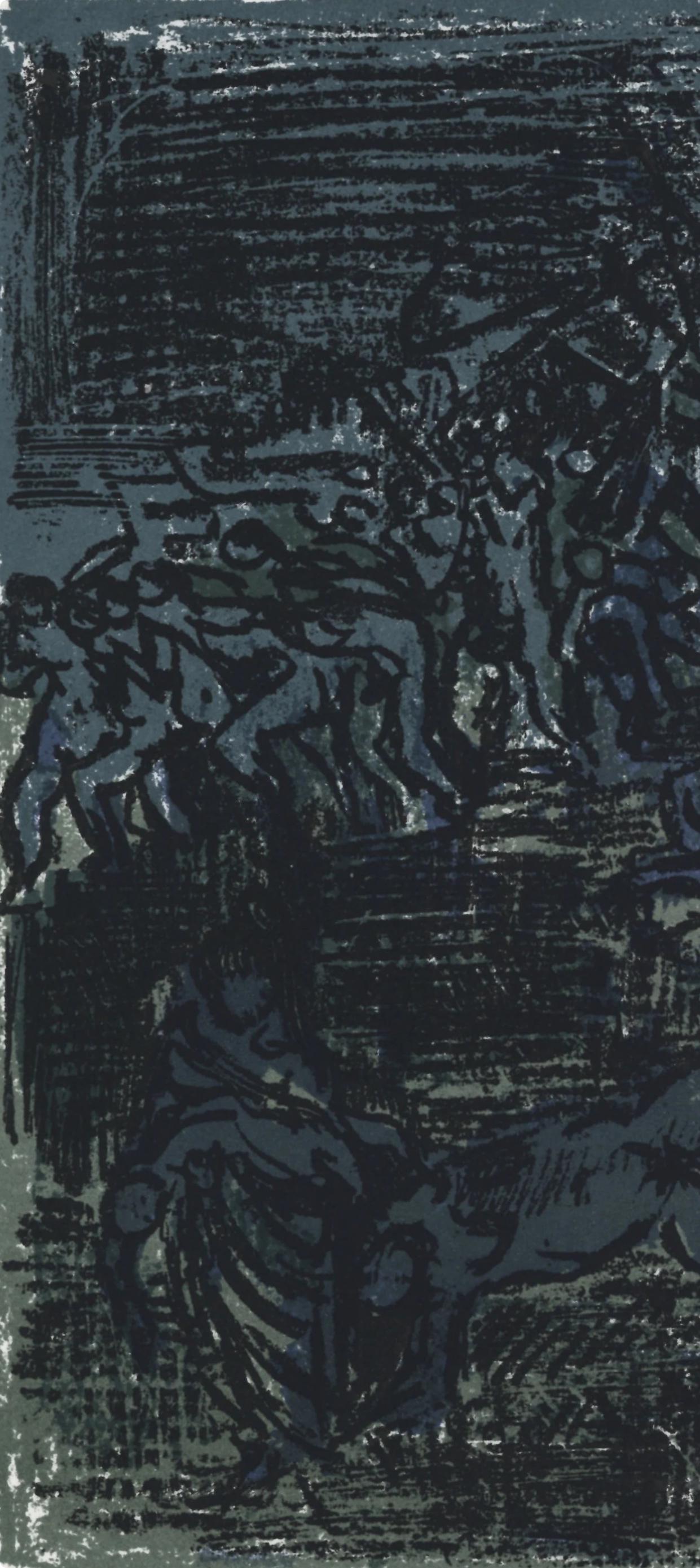 André Cottavoz, Composition, L'Odyssée, Limited Edition Lithograph