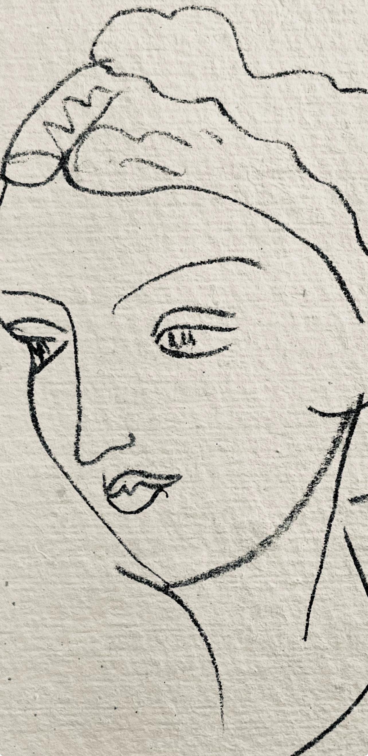 Henri Matisse, Lithographie I (Duthuit 20), Repli, Gravures de Henri Matisse, Limited Edition Lithograph