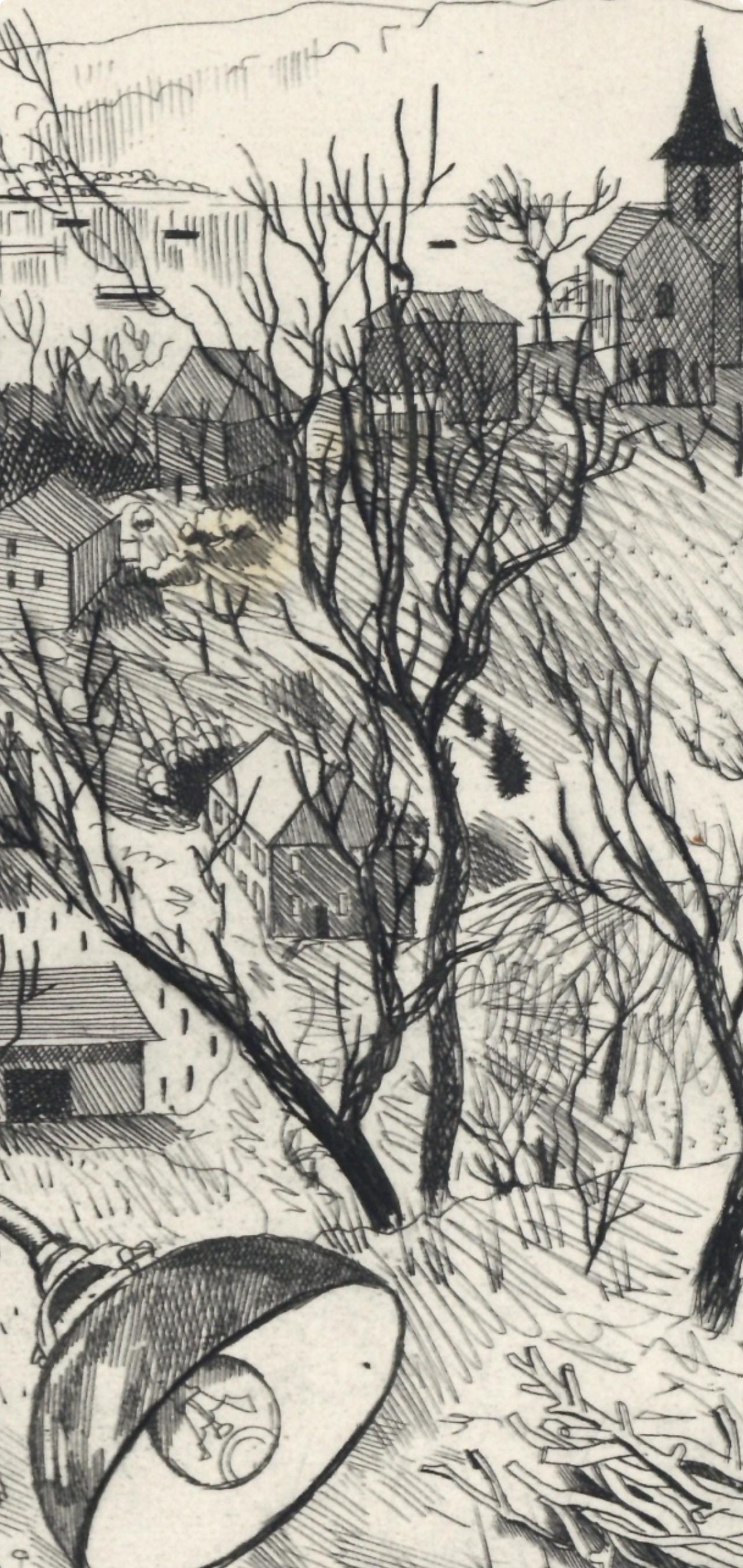 Jacques Maret, Composition, Alternance, Limited Edition Etching