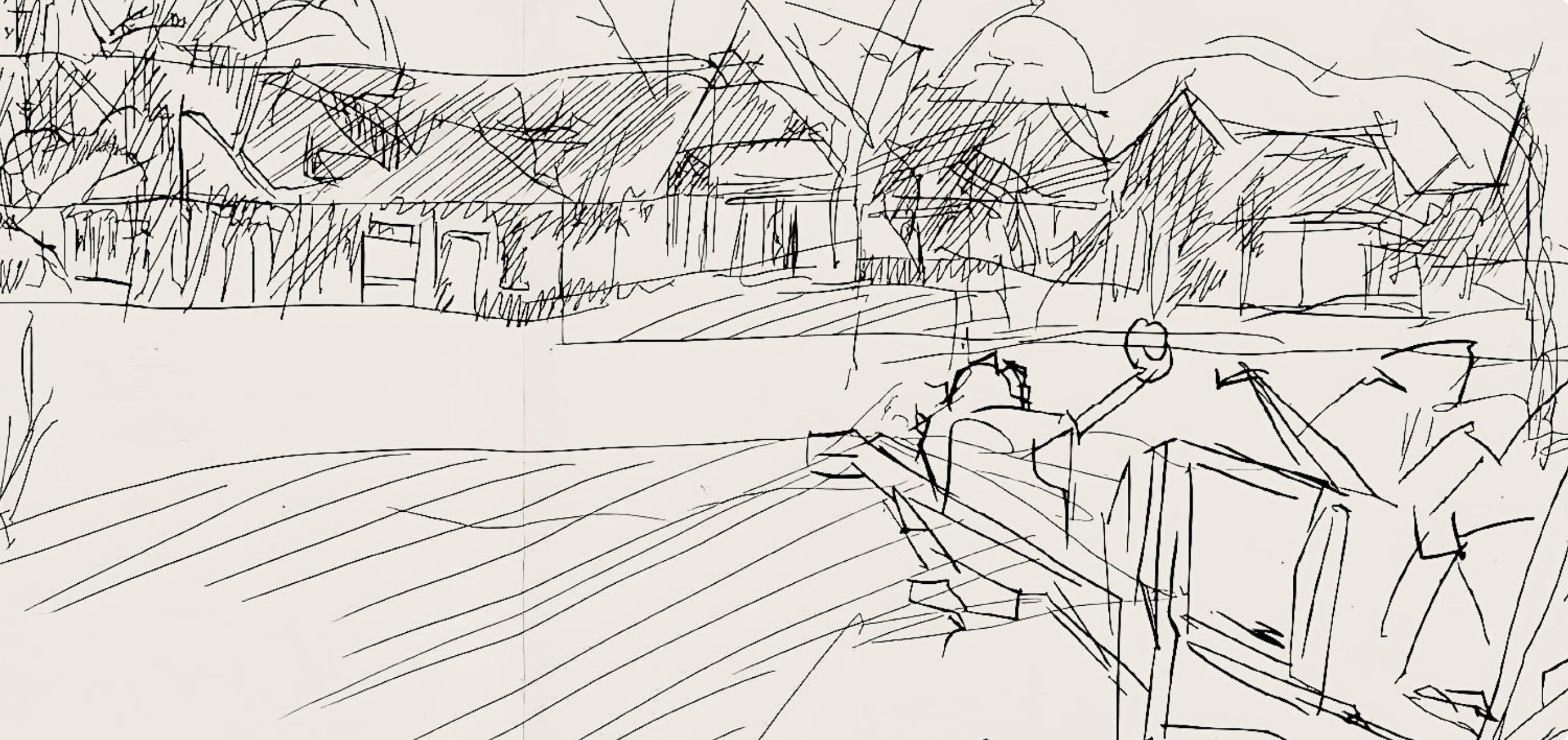 Jacques Villon, Composition (Ginestet/Pouillon 42-64), Hésiode, Les Travaux et les Jours, Limited Edition Etching