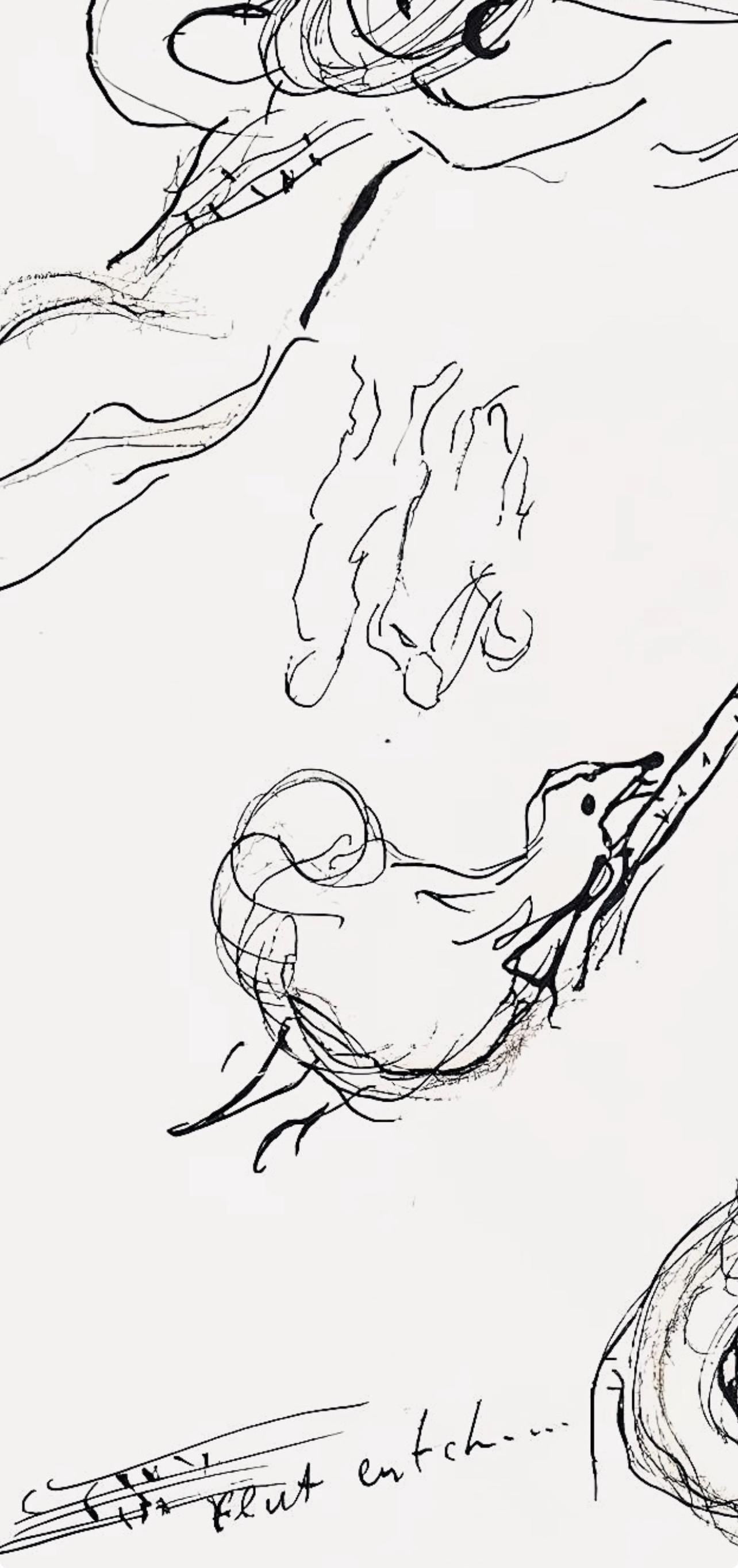 Marc Chagall, Composition (Cramer 61), Le Plafond de l'Opéra de Paris, Limited Edition Lithograph