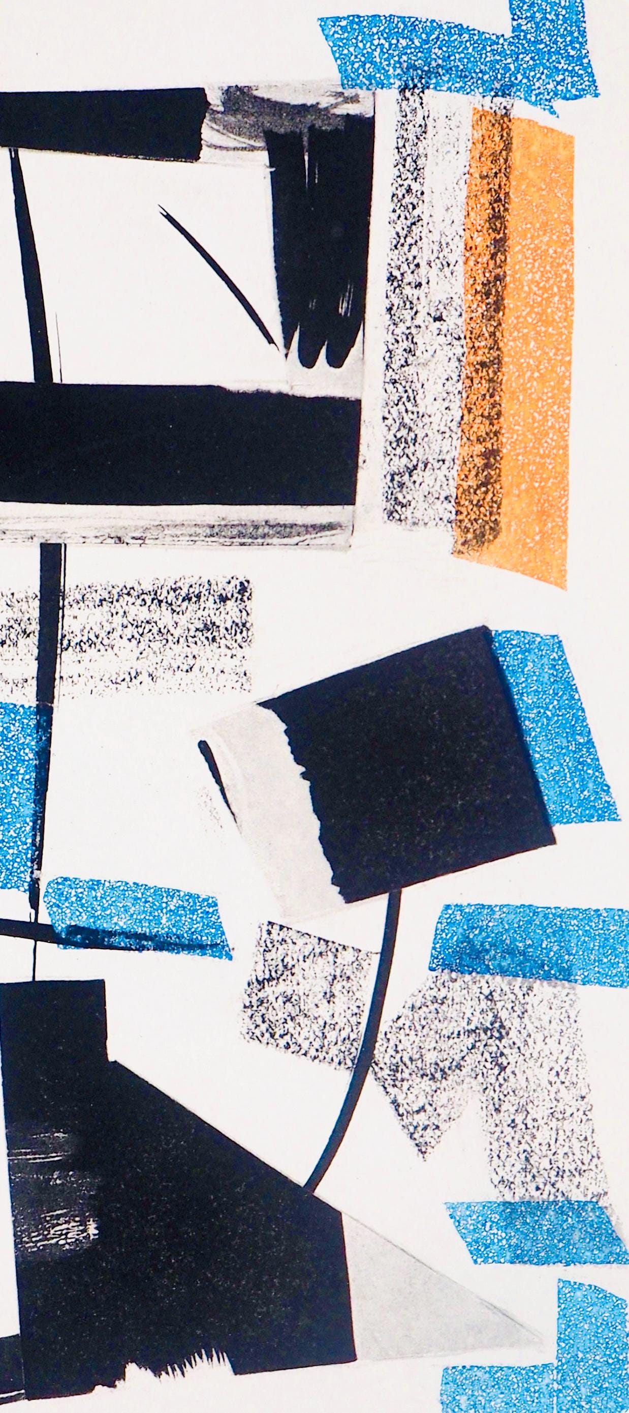 Robert Jacobson, La foule, Paroles peintes I, Limited Edition Etching