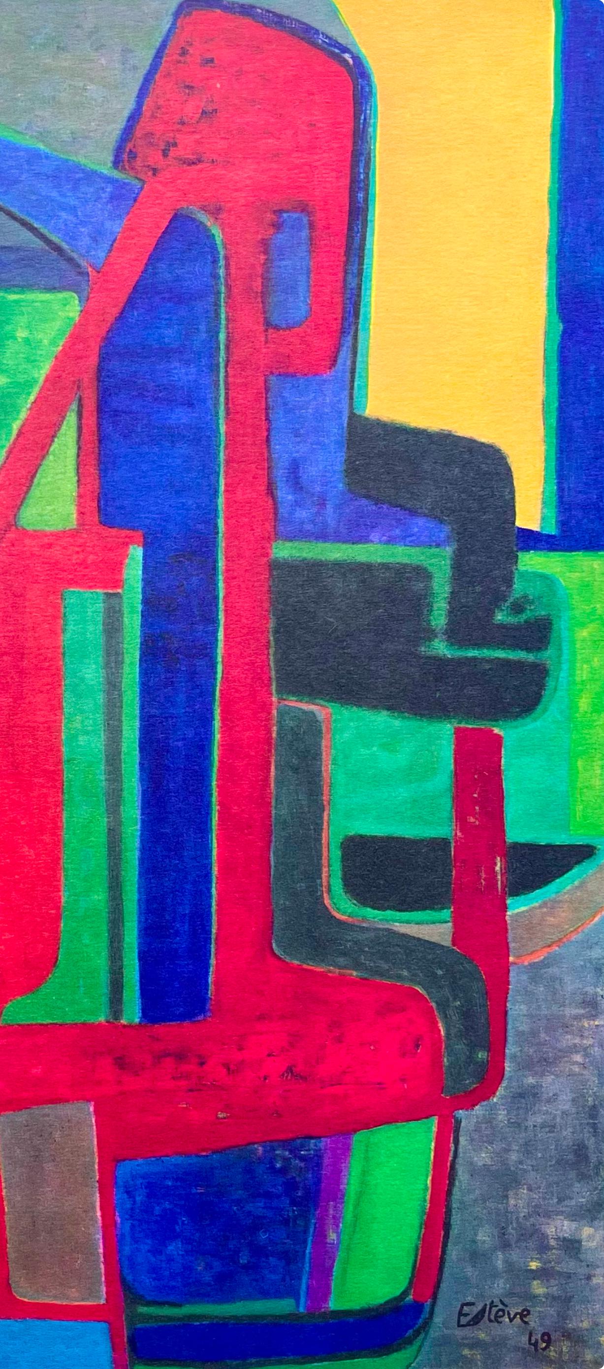 Maurice Estève, Composition, Maurice Estève, Peintres d'aujourd'hui, Limited Edition Lithograph