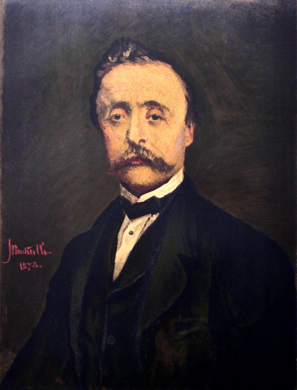 Adolphe Monticelli, Portrait du Maitre M.L., Les Réalistes Lyriques, Collection Pierre Lévy, Limited Edition Lithograph