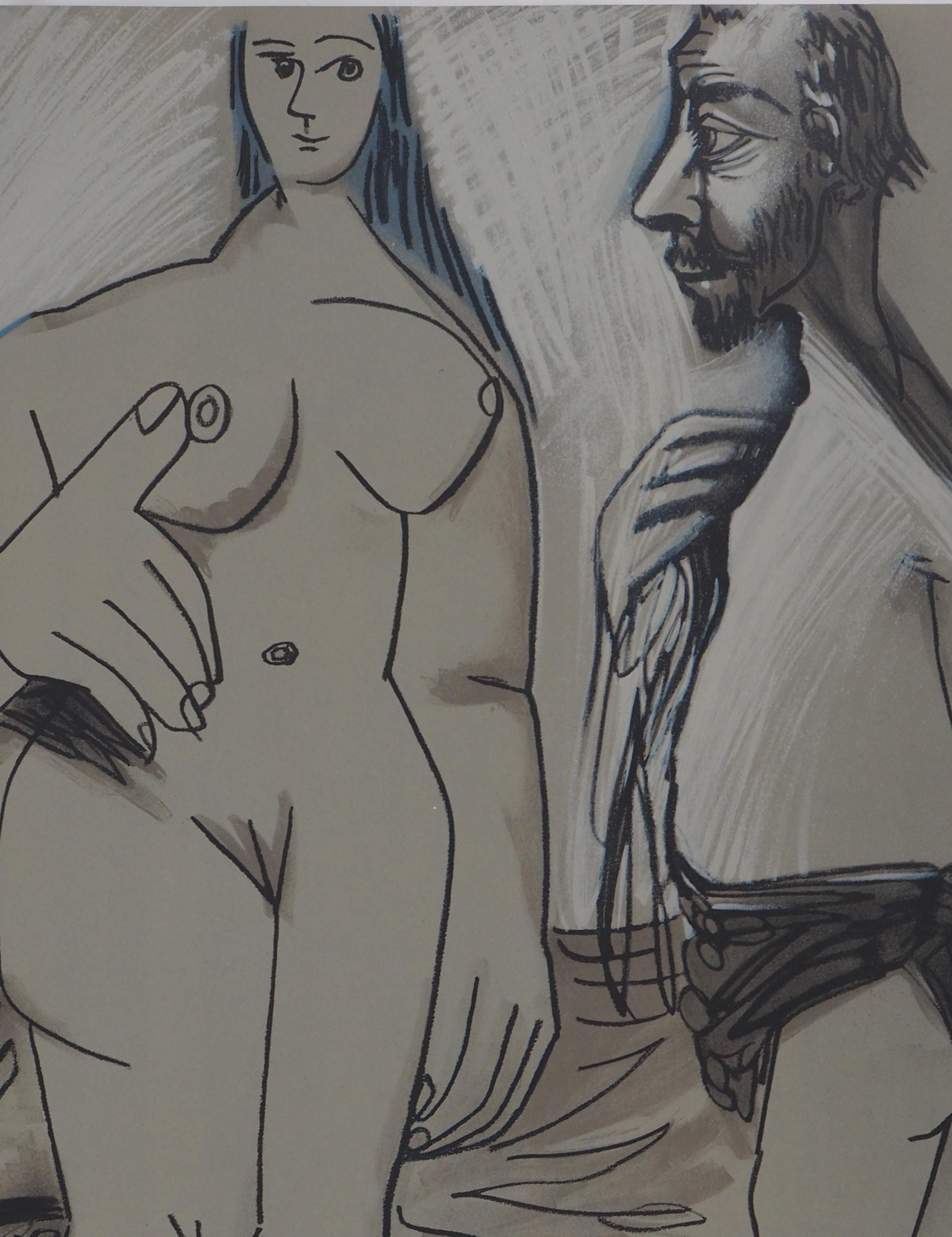 Pablo Picasso, Composition (Orozco 193-204), Au Baiser D'Avignon, Limited Edition Lithograph