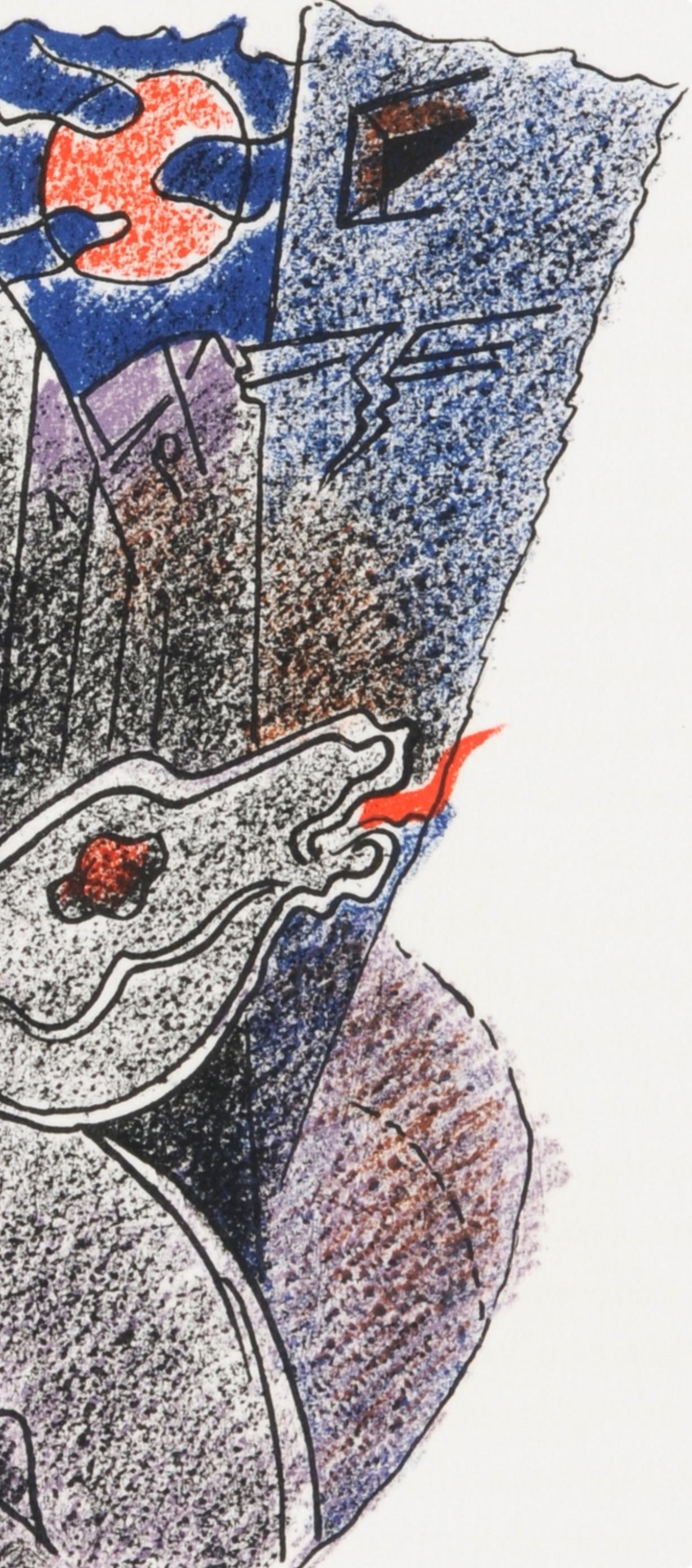André Masson, Composition (Cramer 97), Une Étoile de Craie, Limited Edition Lithograph