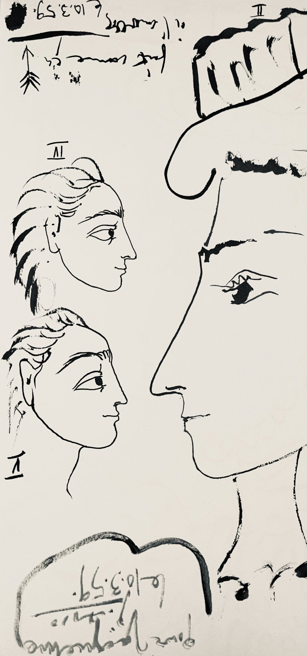Pablo Picasso, Composition (Bloch 1276; Czwiklitzer 23), Toros y Toreros, Limited Edition Lithograph