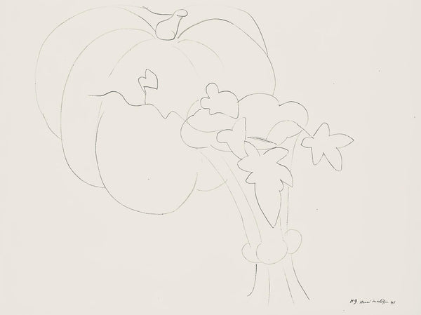 Henri Matisse, Série H, var. 9 (Duthuit 9), Henri Matisse, Dessins, Thèmes et variations, Limited Edition Lithograph