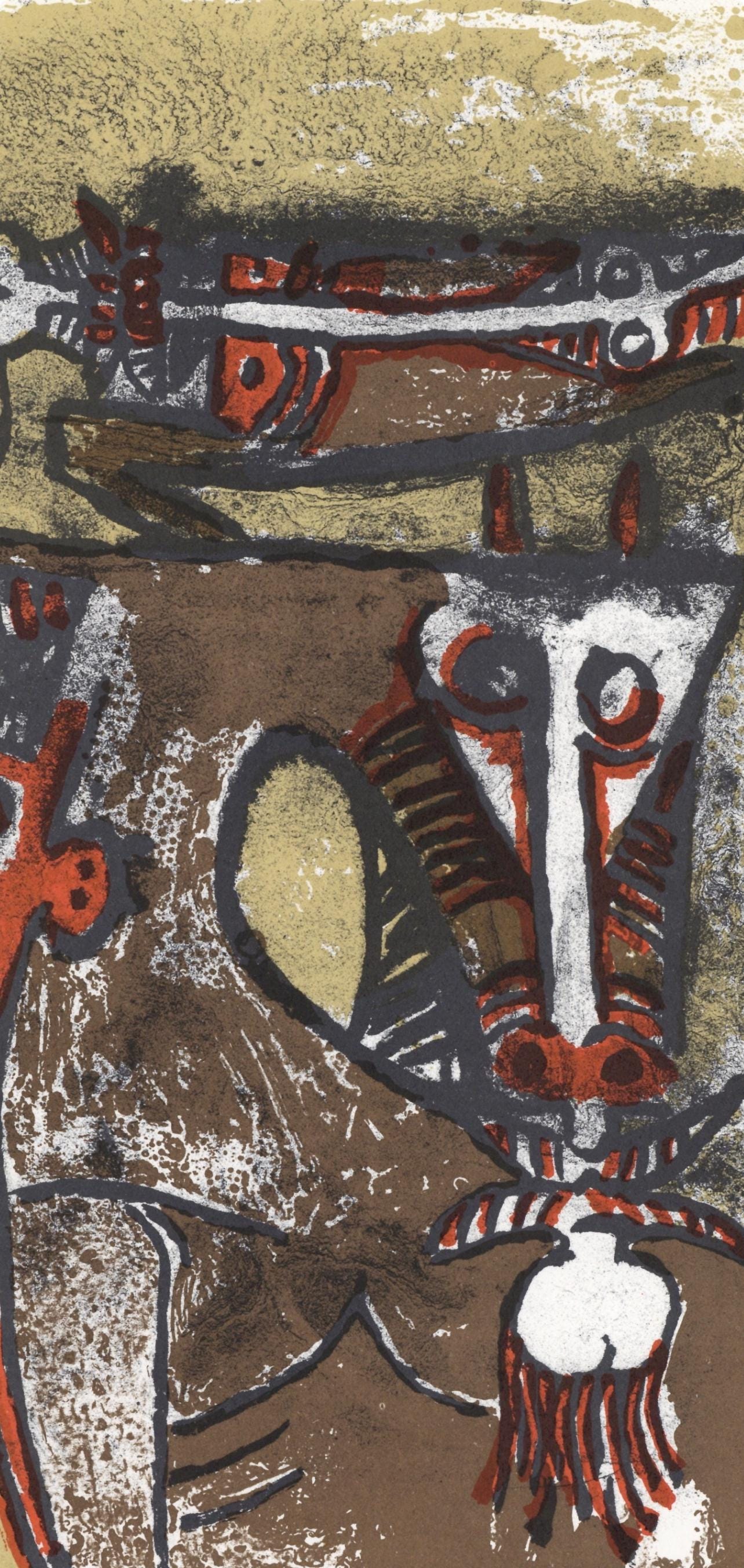Wifredo Lam 林飛龍, Composition, XXe siècle, Limited Edition Lithograph