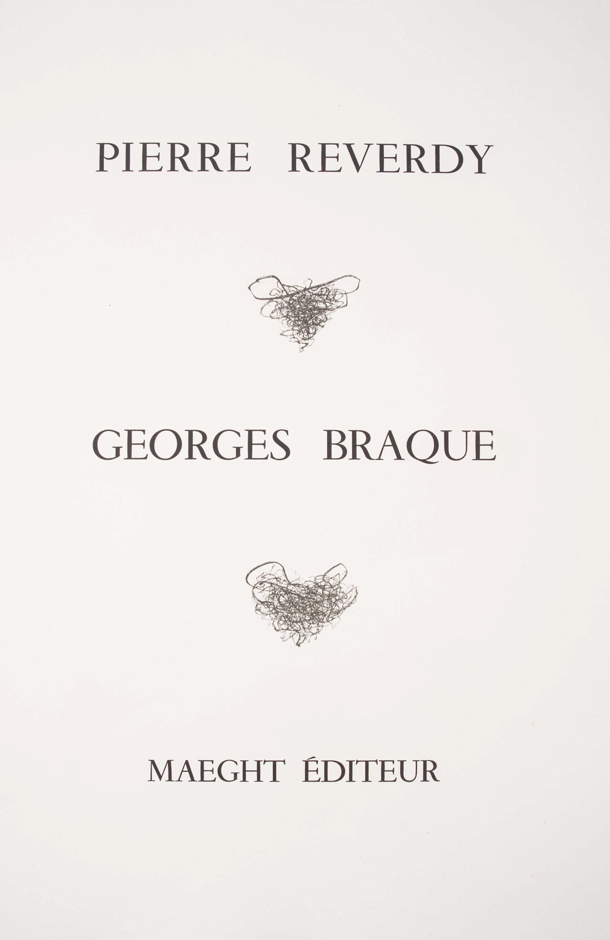 Georges Braque, Composition (Vallier 143), La Liberté des Mers, Limited Edition Lithograph