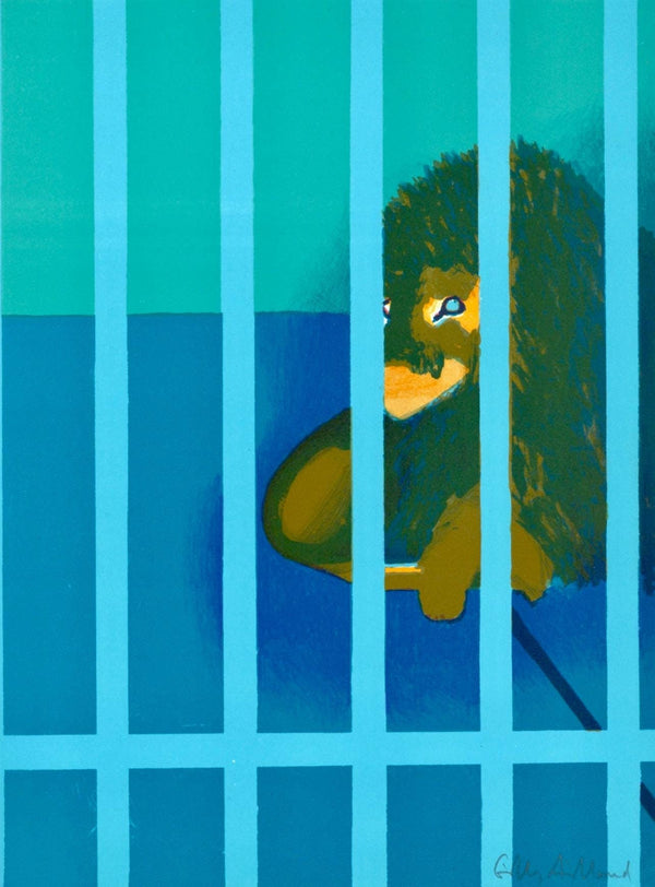 Gilles Aillaud, Composition, Variations sur l'imaginaire, Limited Edition Lithograph