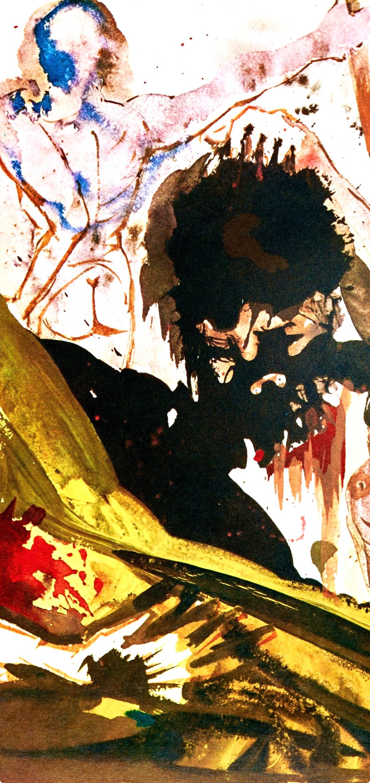 Salvador Dali, Composition (Michler/Löpsinger 1600; Field 69-3), Biblia Sacra, Limited Edition Lithograph