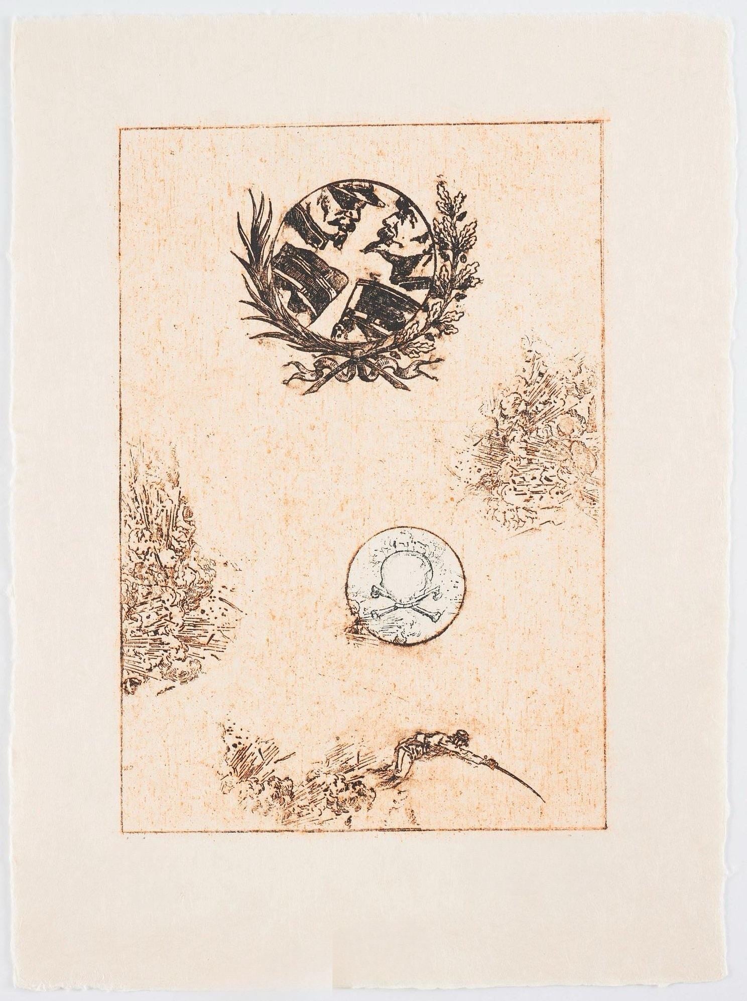 Max Ernst, Composition (Spies/Leppien 218), La Ballade du Soldat, Limited Edition Lithograph