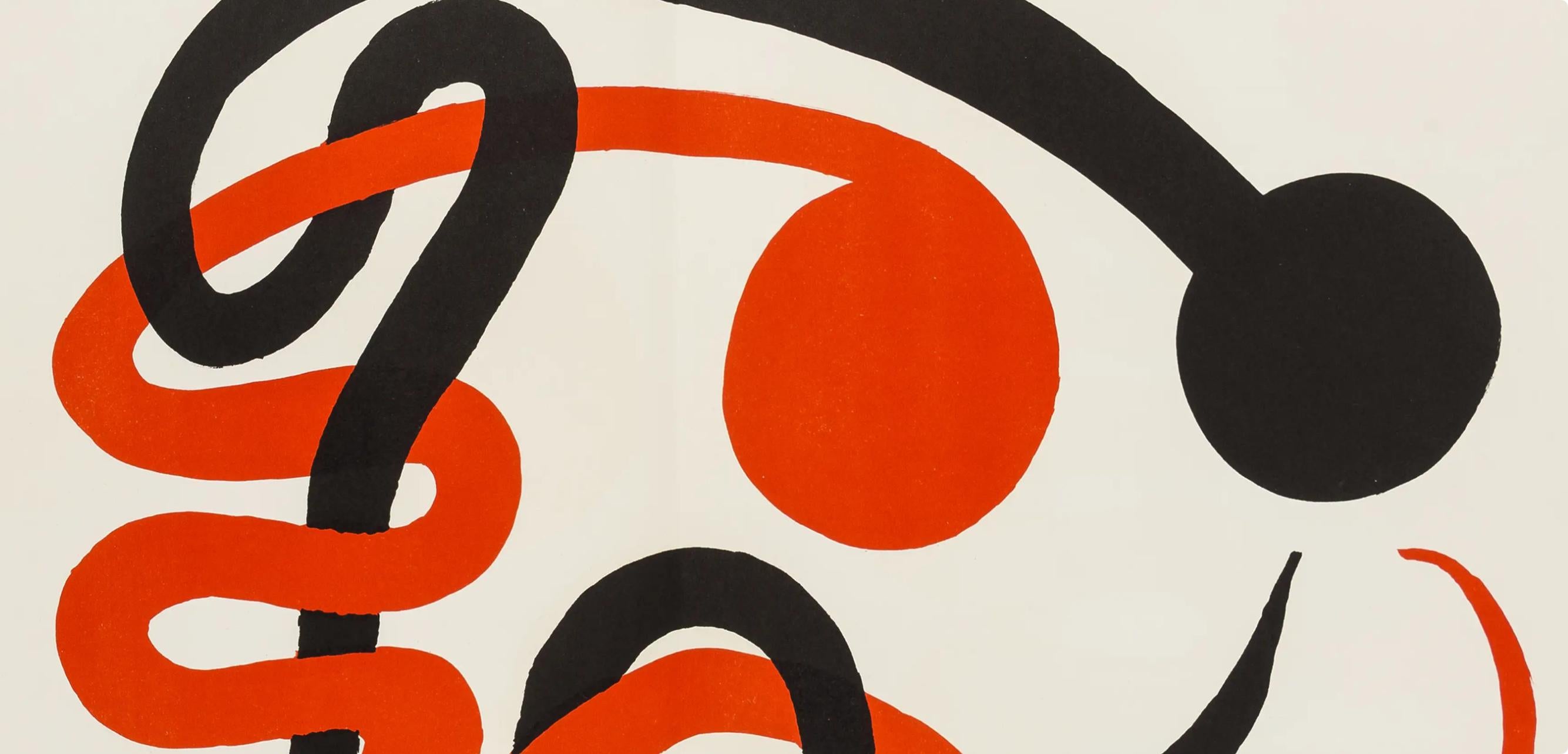 Alexander Calder, Composition, Derrière le miroir, Limited Edition Lithograph