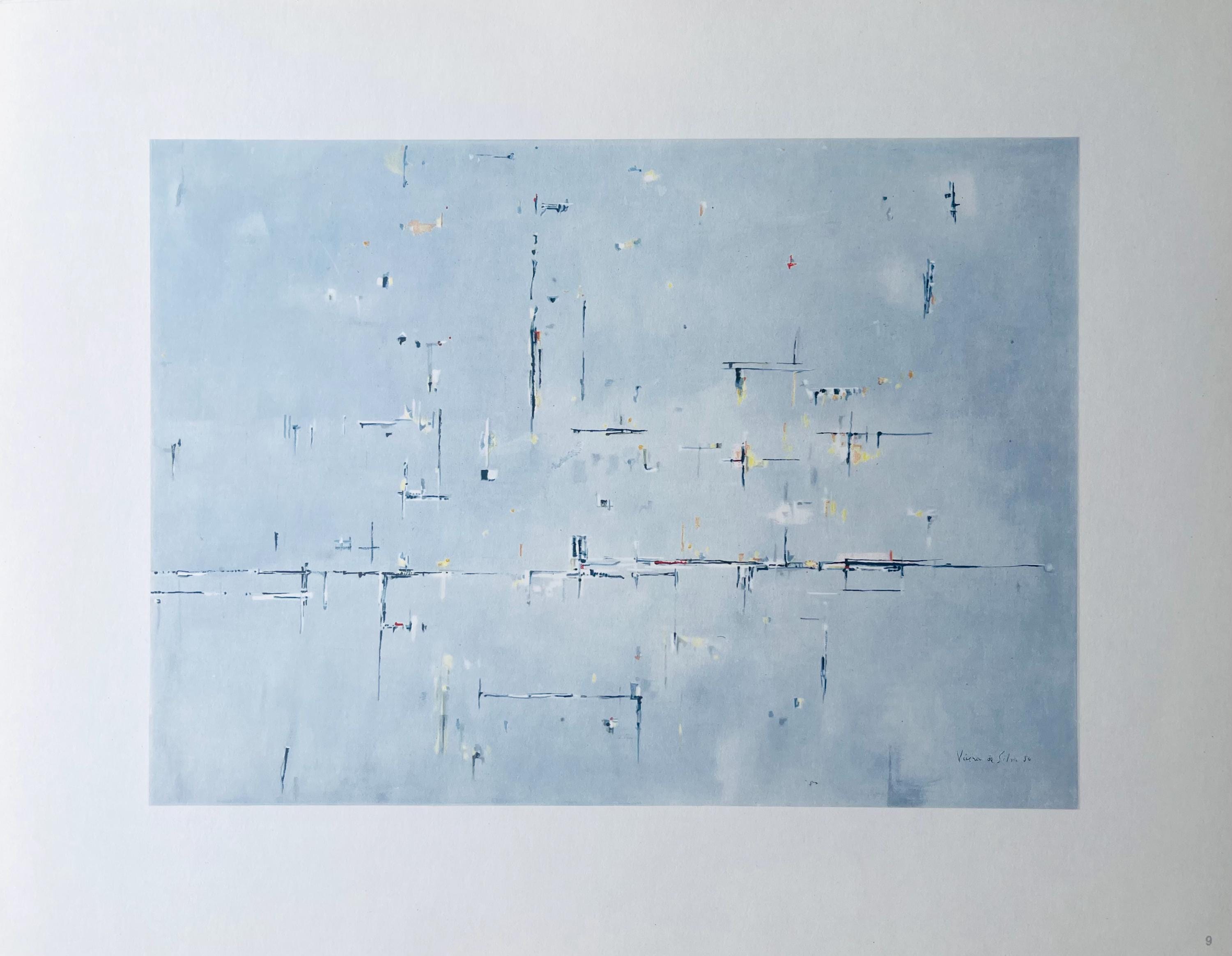 Vieira da Silva, Composition, Vieira da Silva, Peintres d'aujourd'hui, Limited Edition Lithograph
