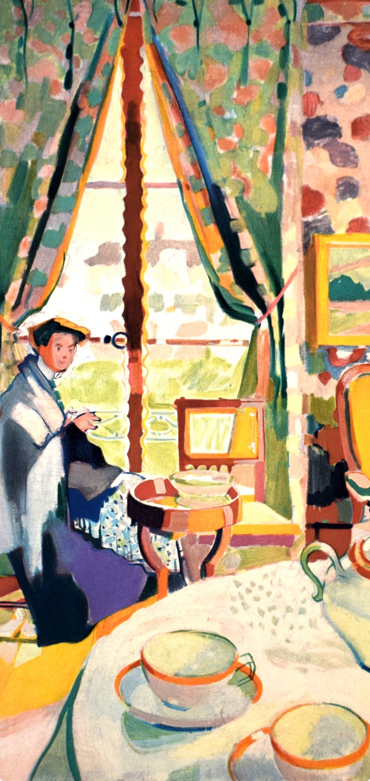 Maurice Marinot, Intérieur, Fauves, Collection Pierre Lévy, Limited Edition Lithograph