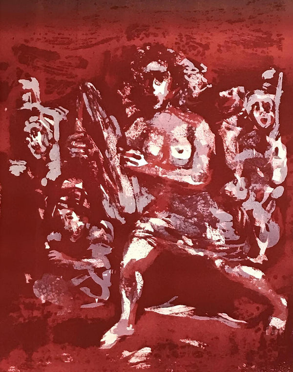 Walter Spitzer, Composition, L'Odyssée, Limited Edition Lithograph