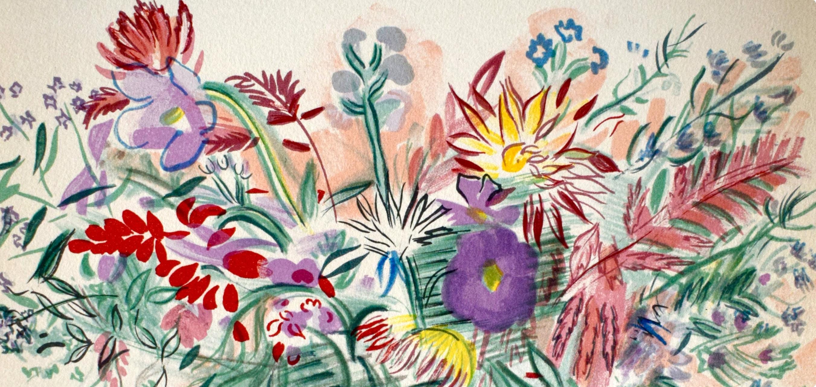 Raoul Dufy, Composition, Les Peintres mes amis, Limited Edition Lithograph